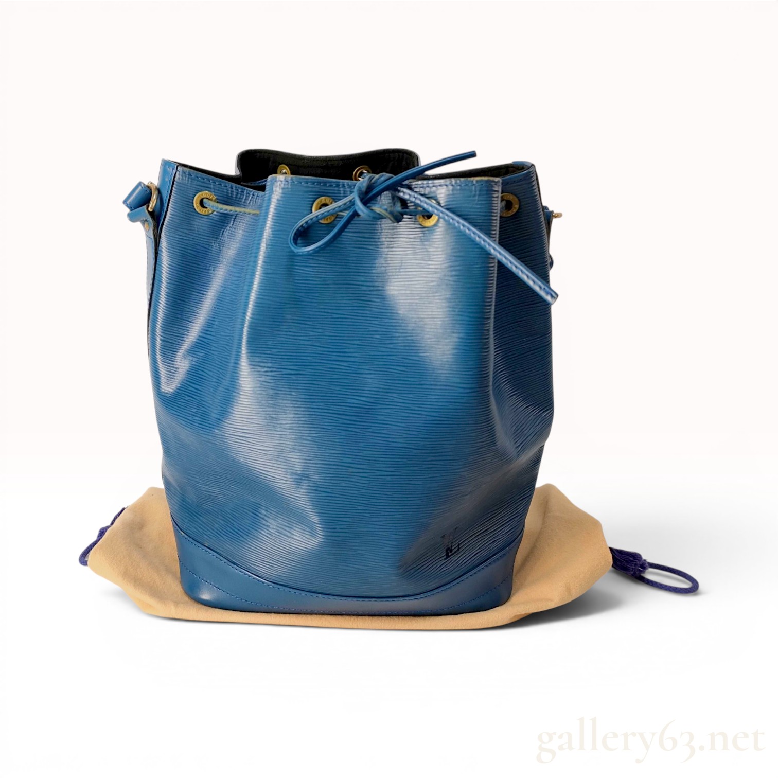 Louis Vuitton Toledo Blue Epi Leather Noe GM Bucket Bag