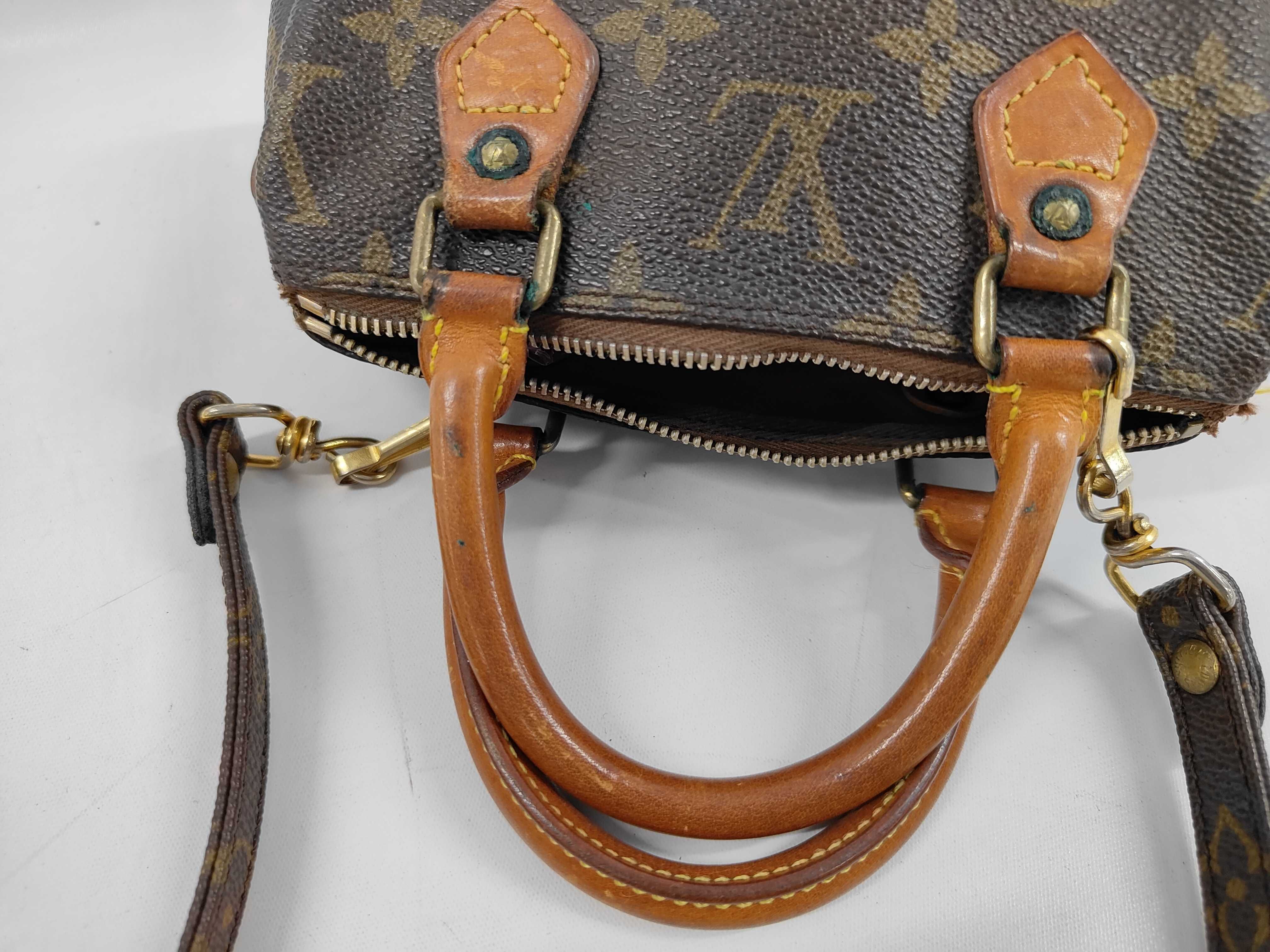 Vintage Louis Vuitton Monogram Mini HL Speedy Handbag