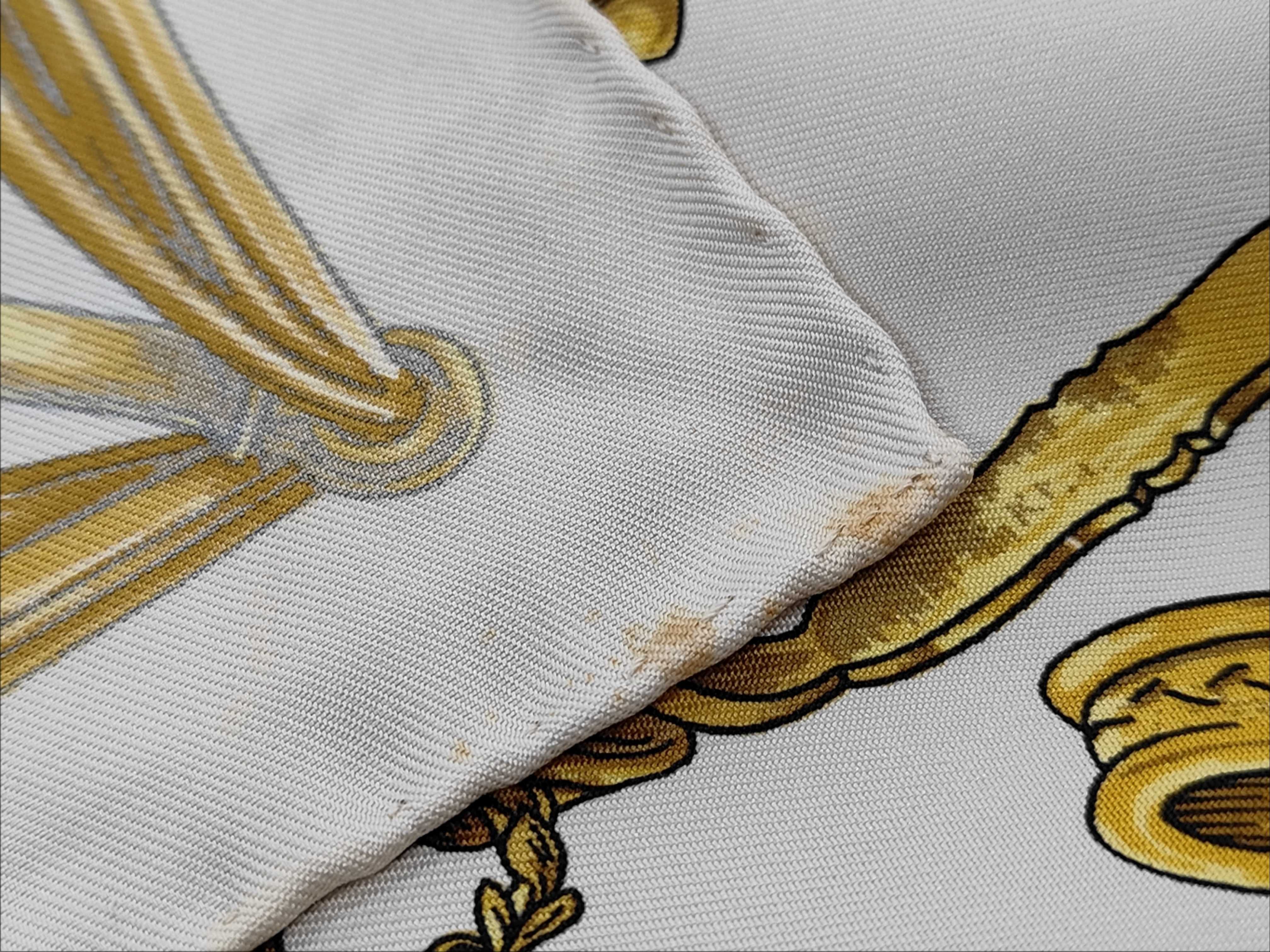 Hermes Etriers Silk Gavroche Scarf