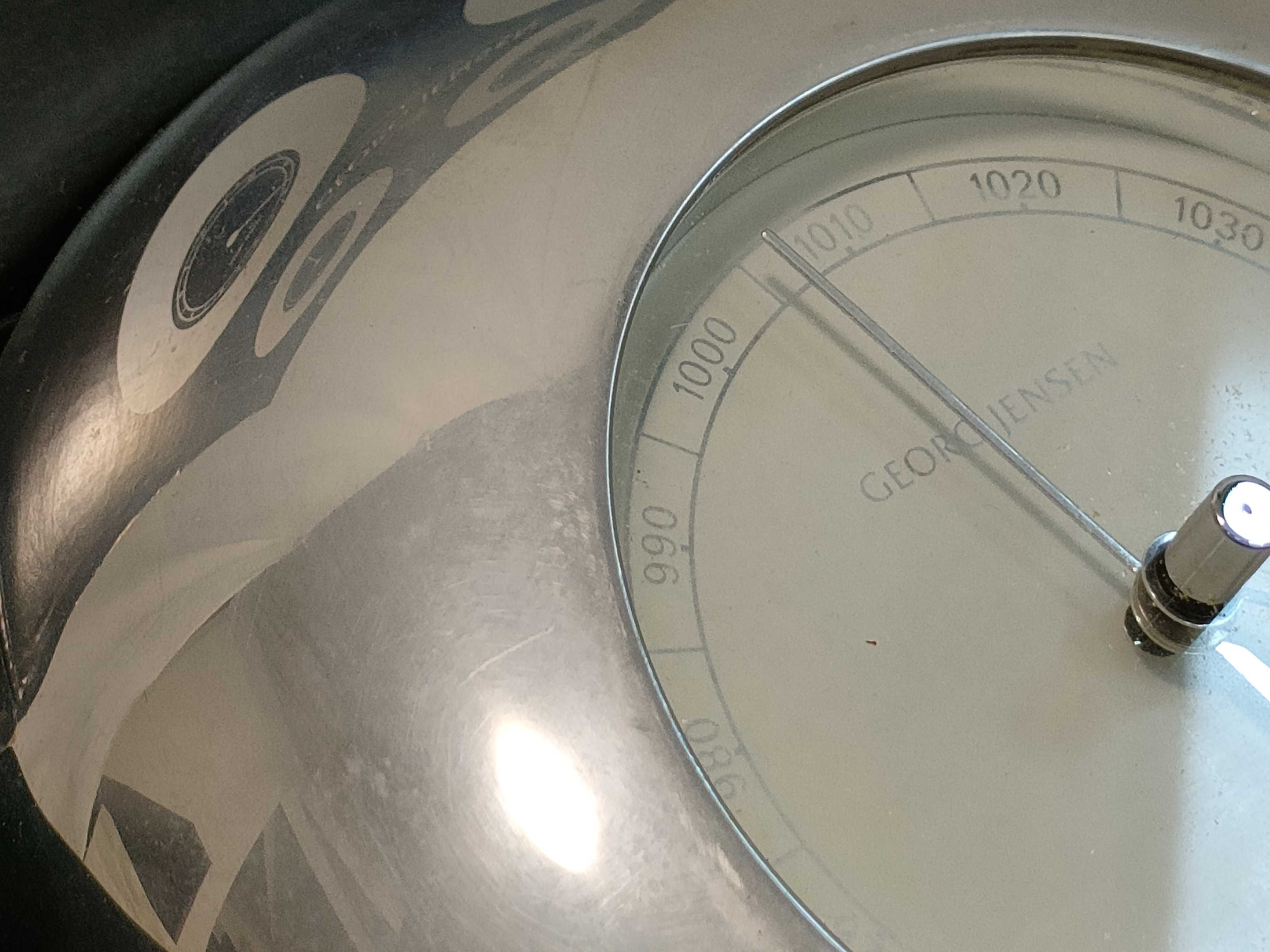 Mikimoto, Georg Jensen, and Wedgwood Group of Desk Clocks and Barometer