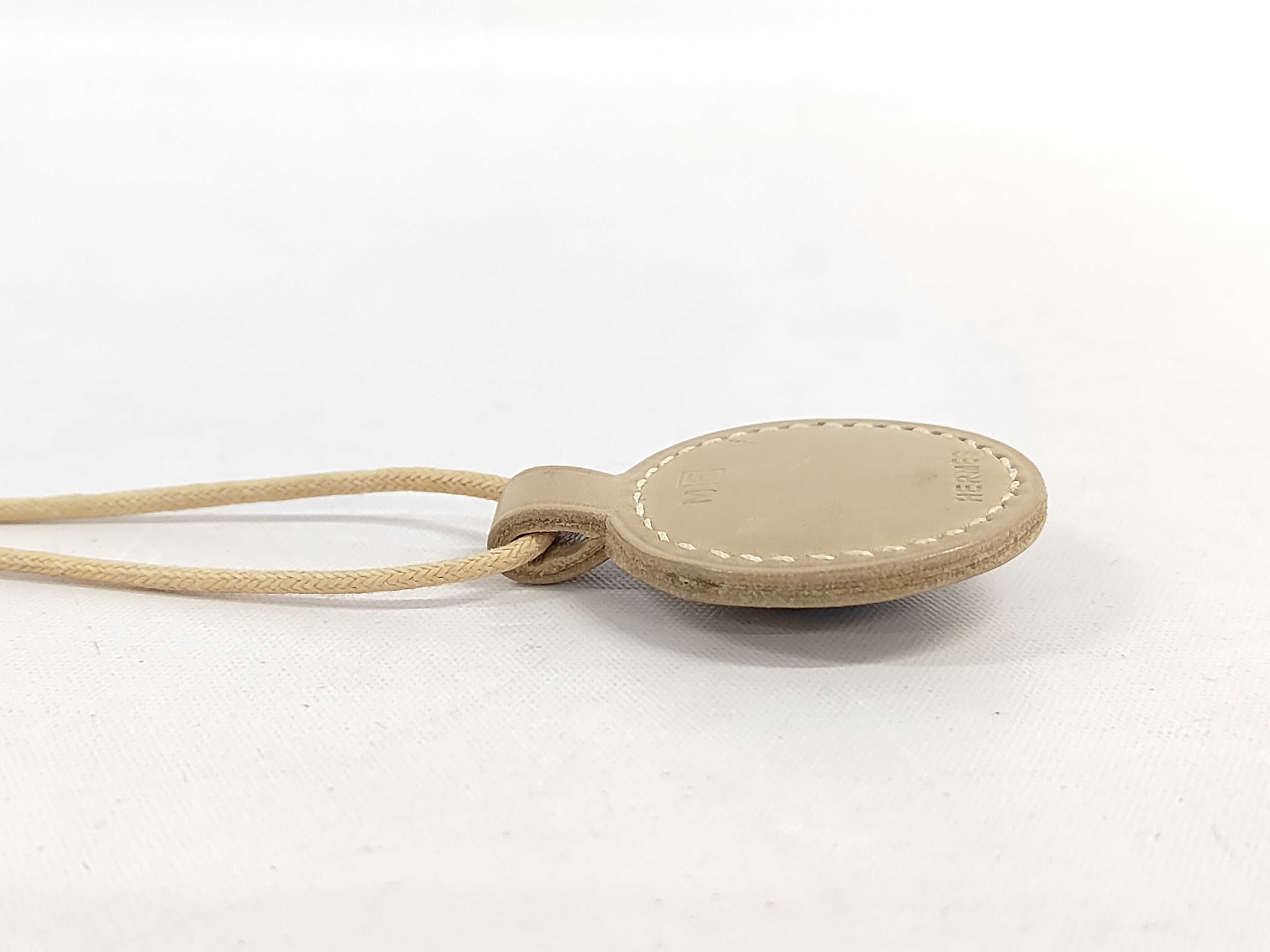 Hermes Leather and Metal Talisman Pendant Necklace, 2009