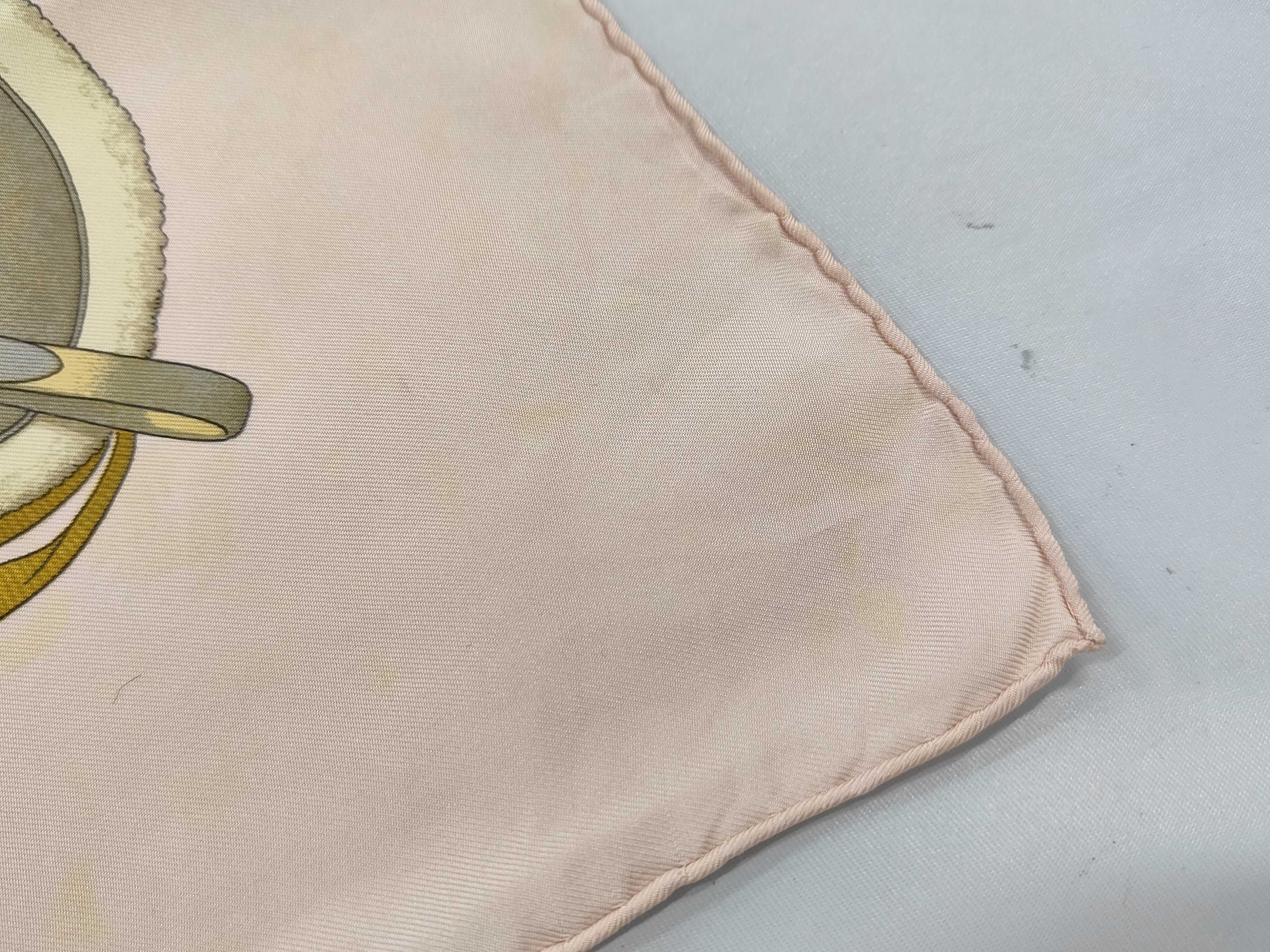 Hermes Jumping Pattern Silk Scarf by Philippe Ledoux
