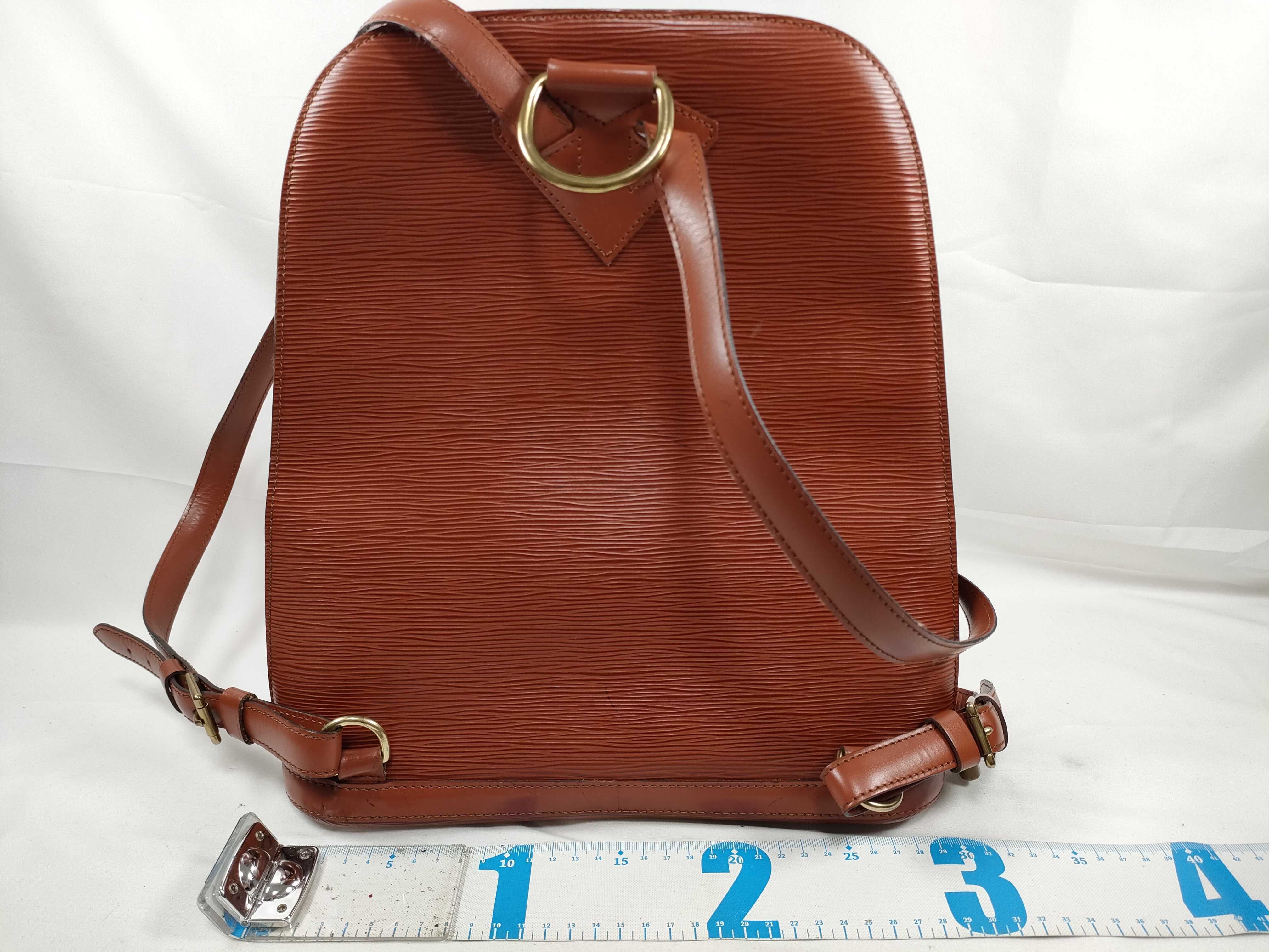 Louis Vuitton Brown Epi Leather Gobelins Backpack