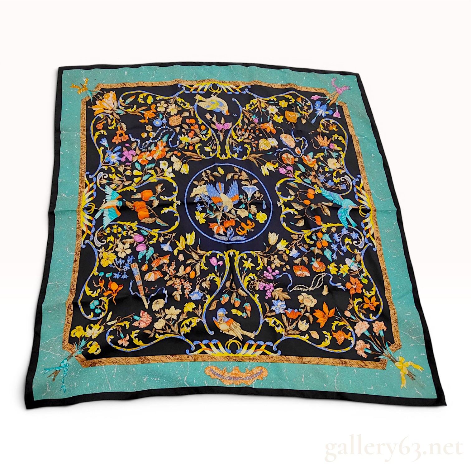 Hermes Pierres d'Orient et d'Occident Silk Scarf by Zoe Pauwels