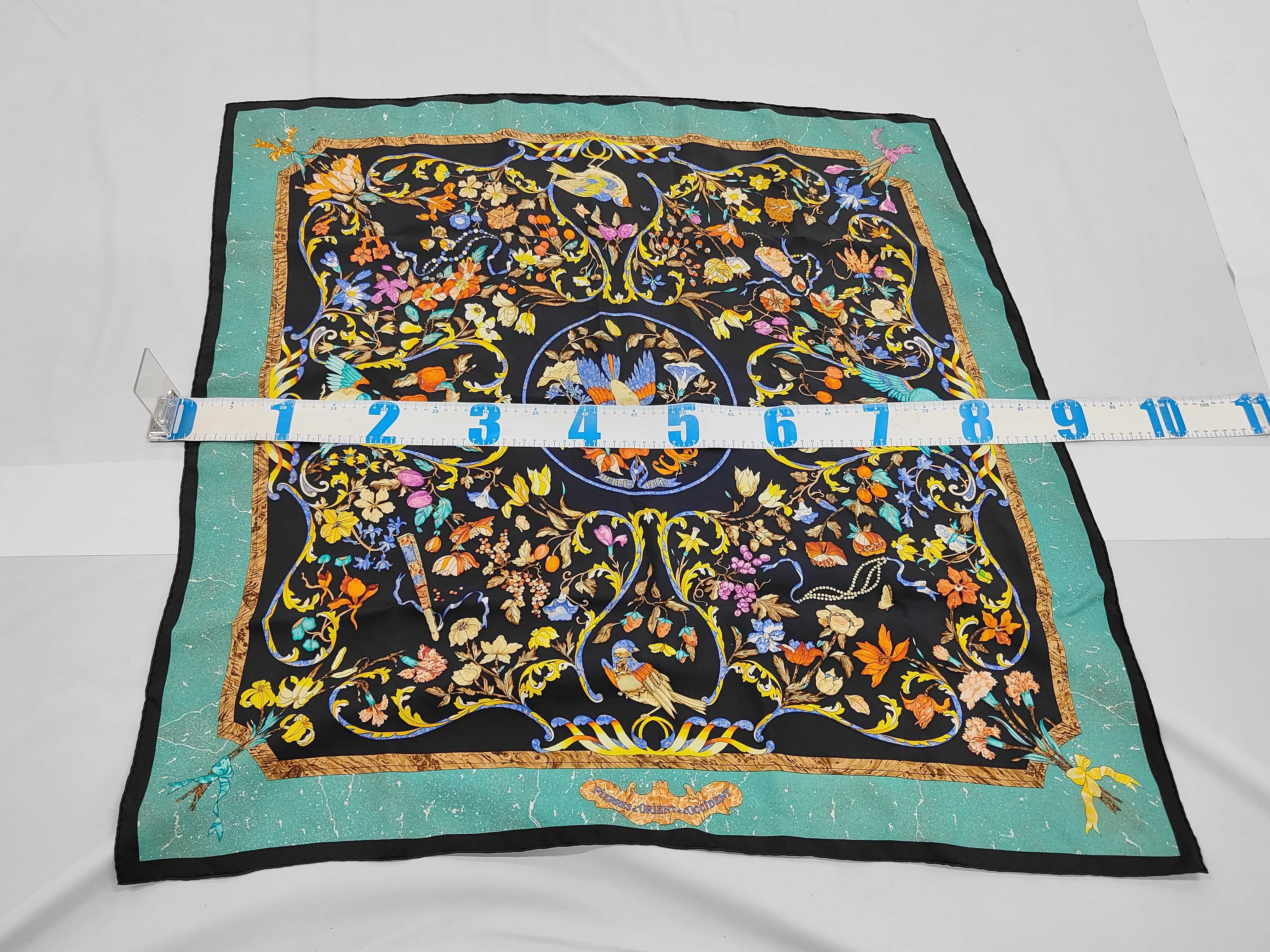 Hermes Pierres d'Orient et d'Occident Silk Scarf by Zoe Pauwels