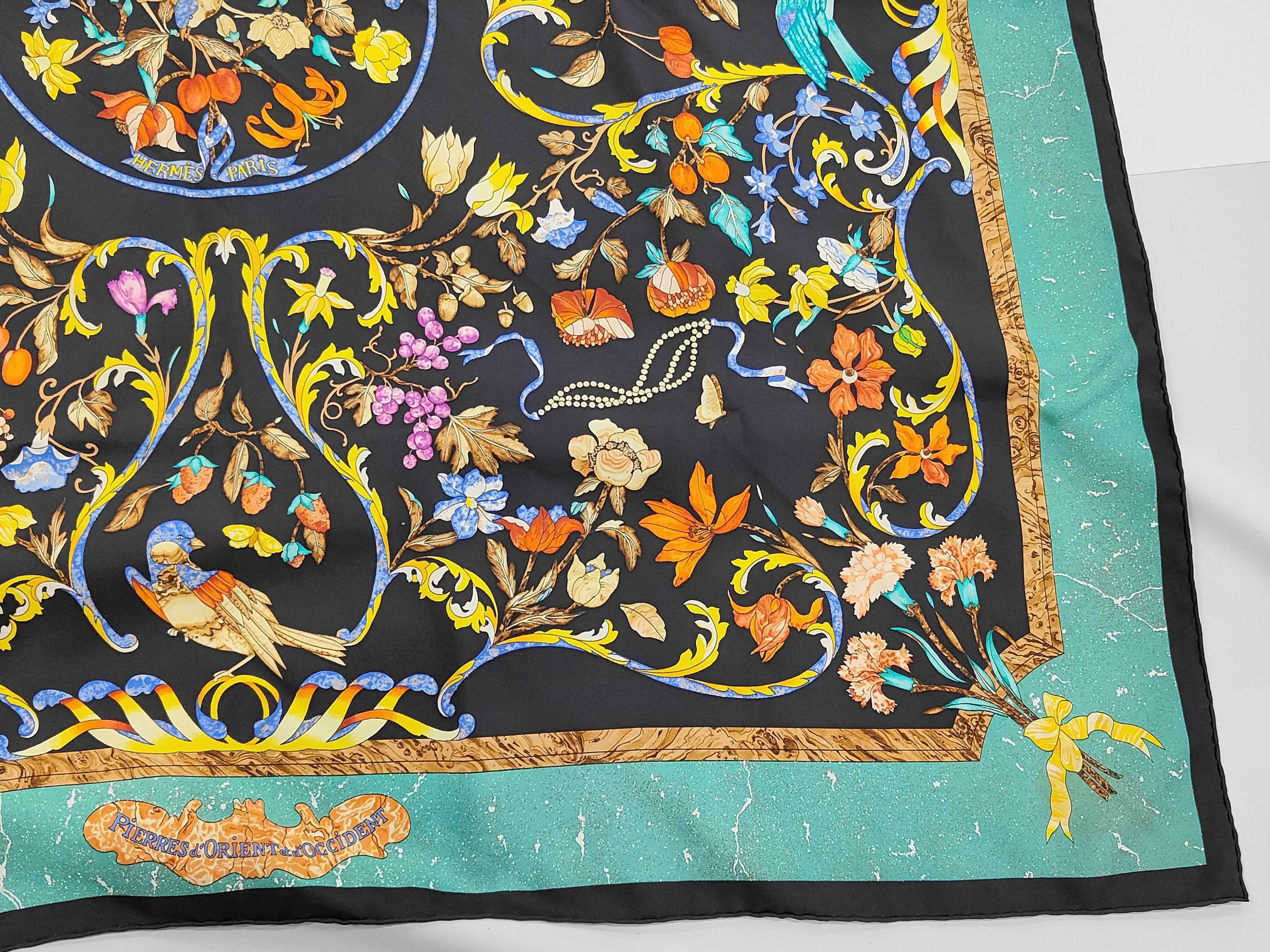 Hermes Pierres d'Orient et d'Occident Silk Scarf by Zoe Pauwels
