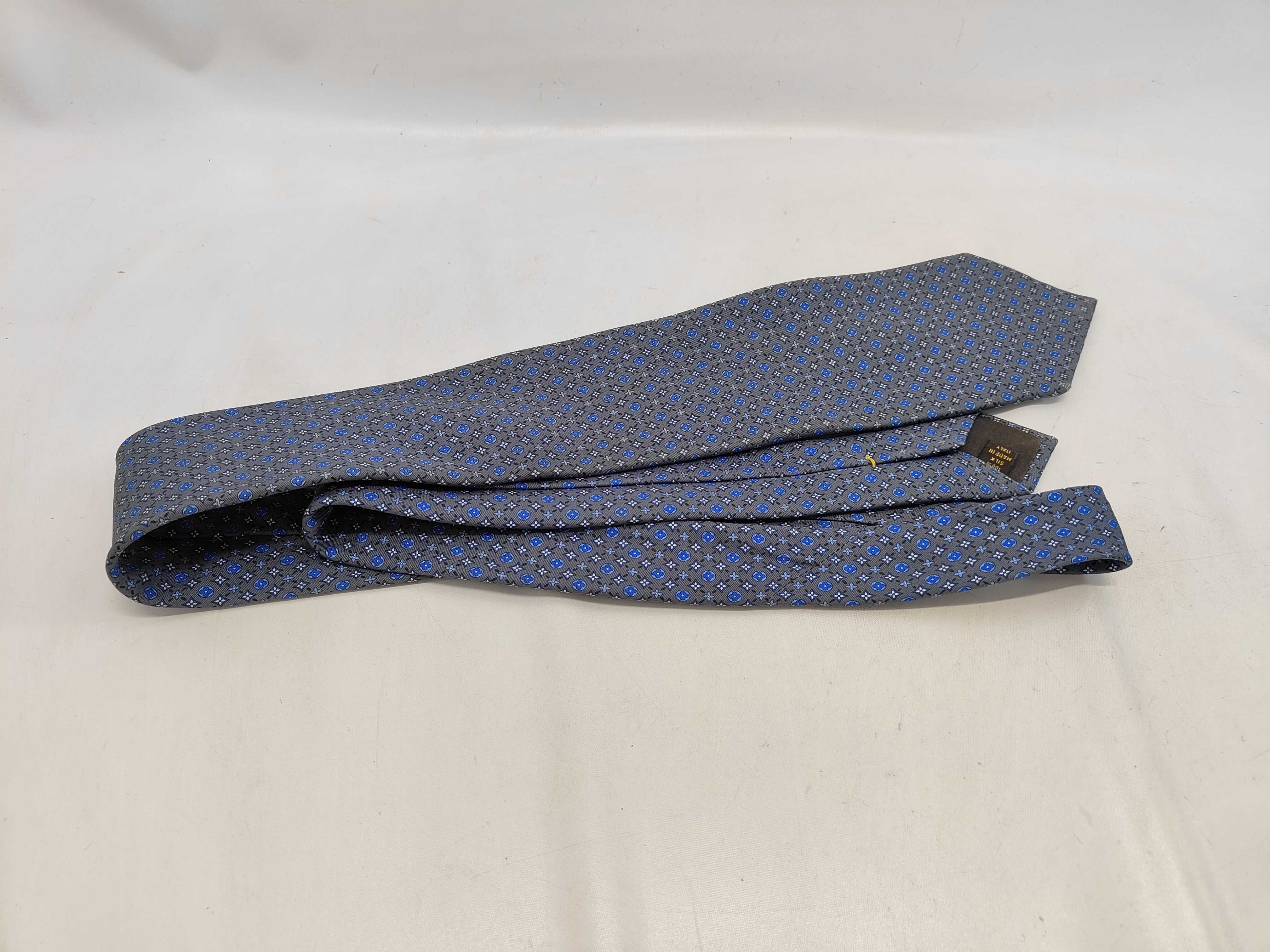 Louis Vuitton Micro-Monogram Silk Necktie