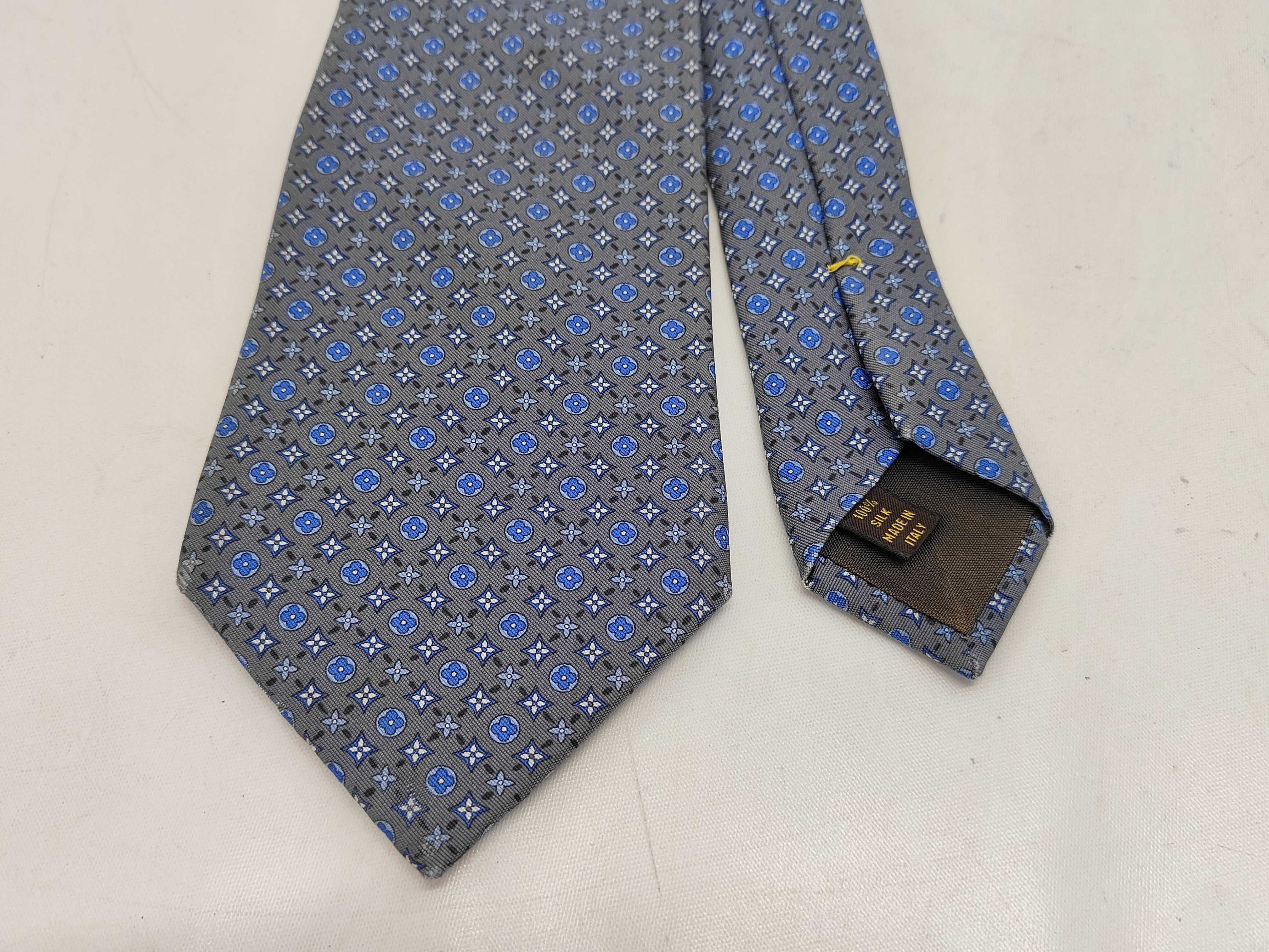Louis Vuitton Micro-Monogram Silk Necktie
