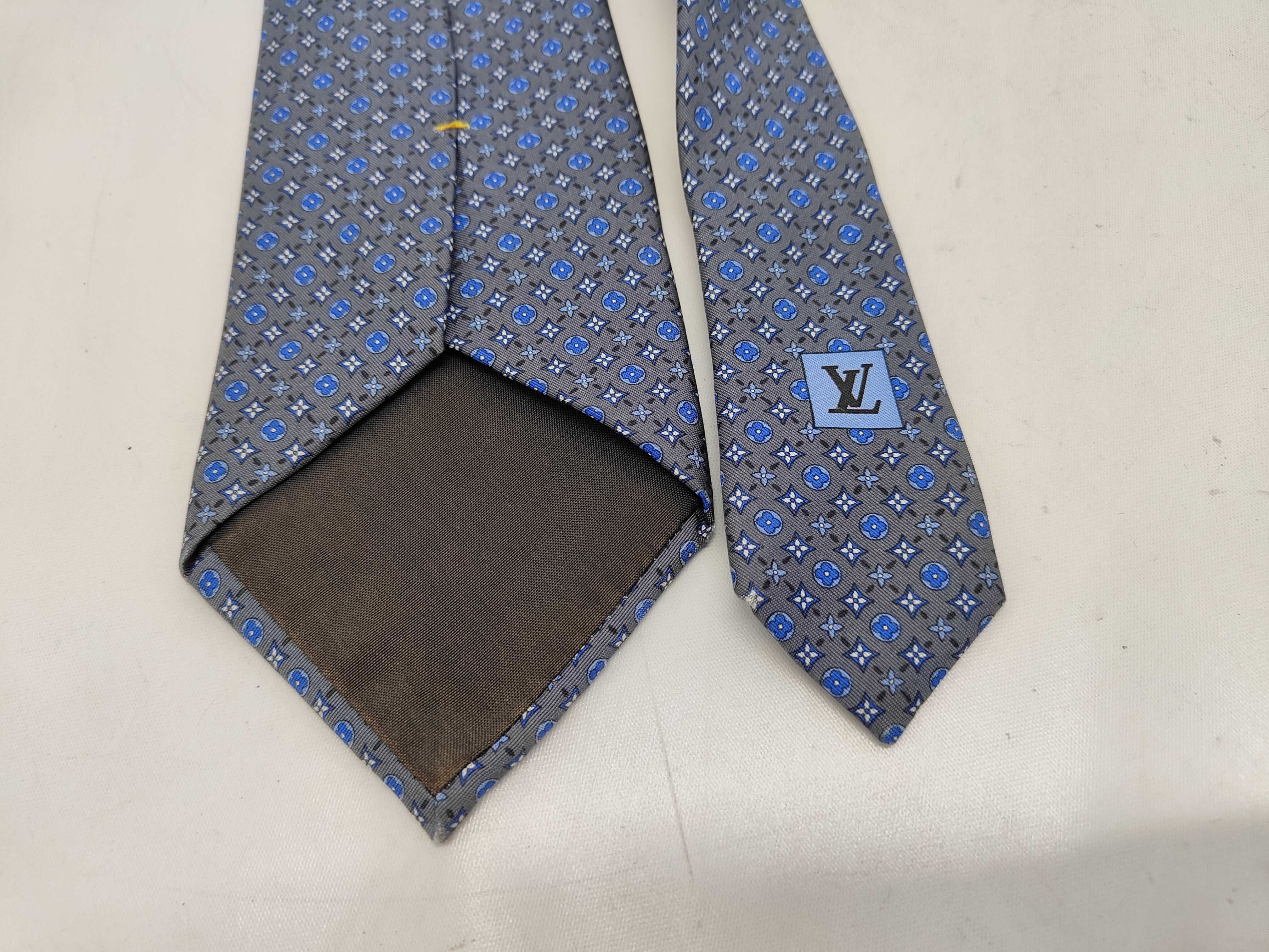 Louis Vuitton Micro-Monogram Silk Necktie