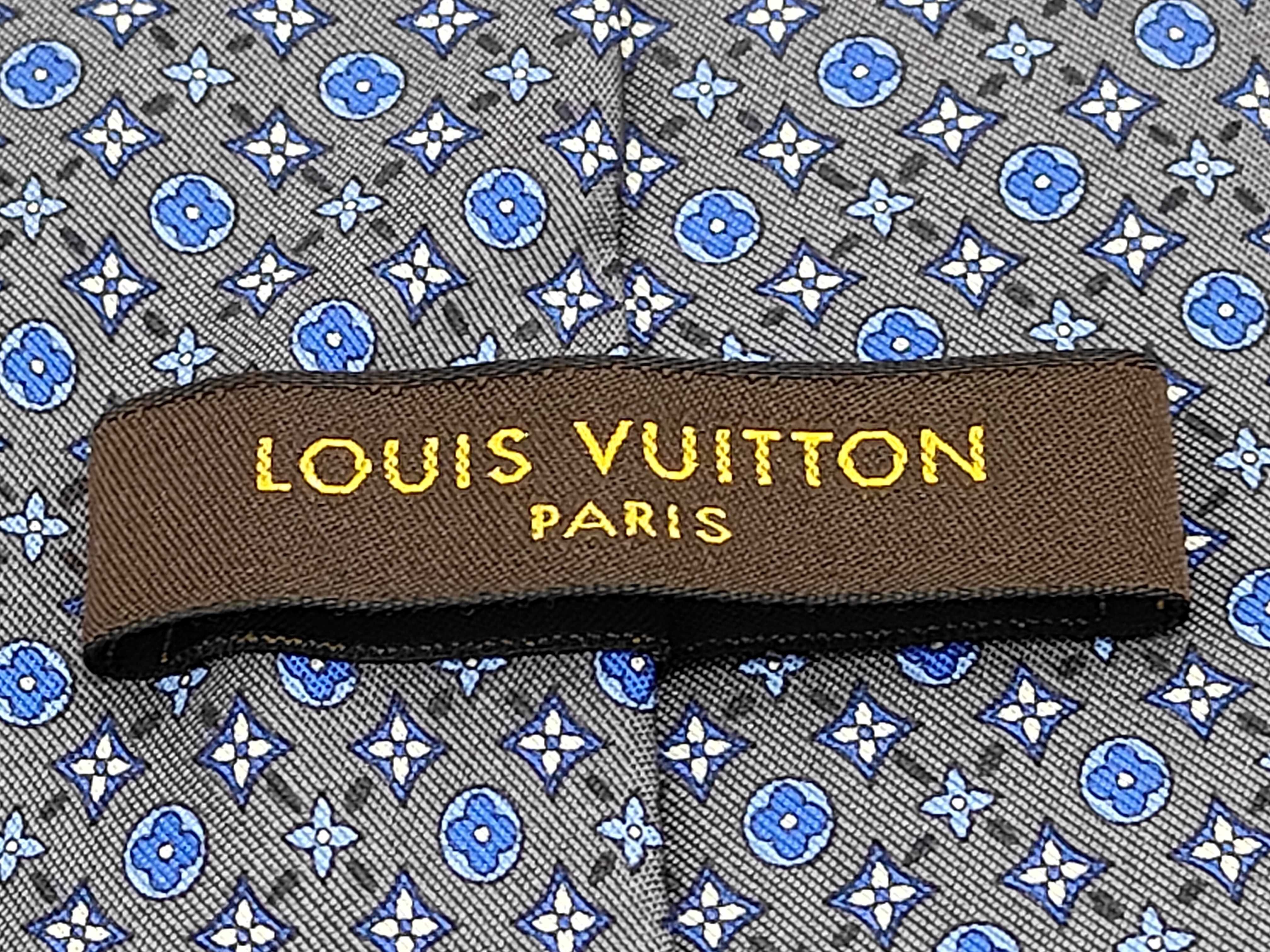 Louis Vuitton Micro-Monogram Silk Necktie