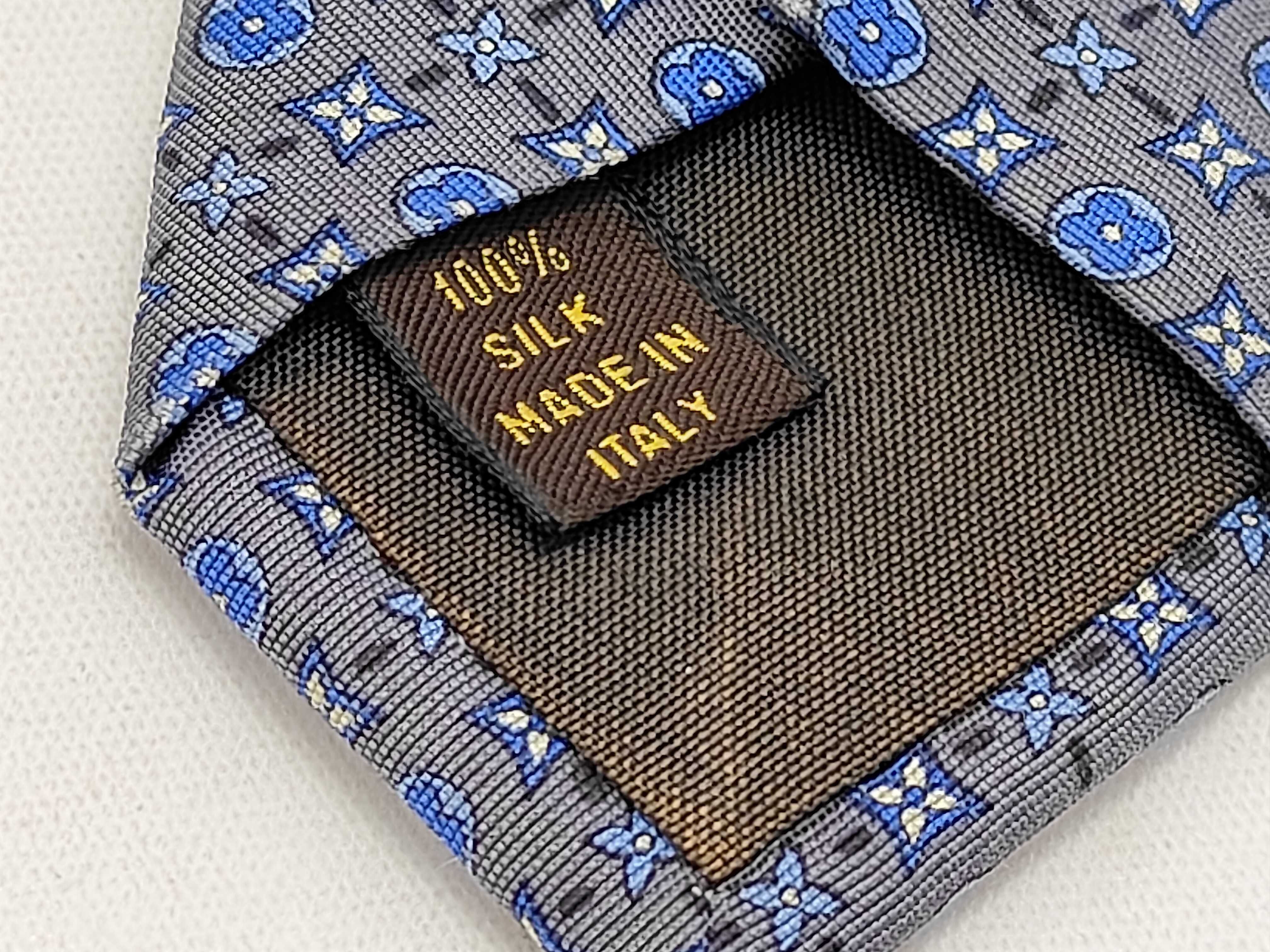 Louis Vuitton Micro-Monogram Silk Necktie