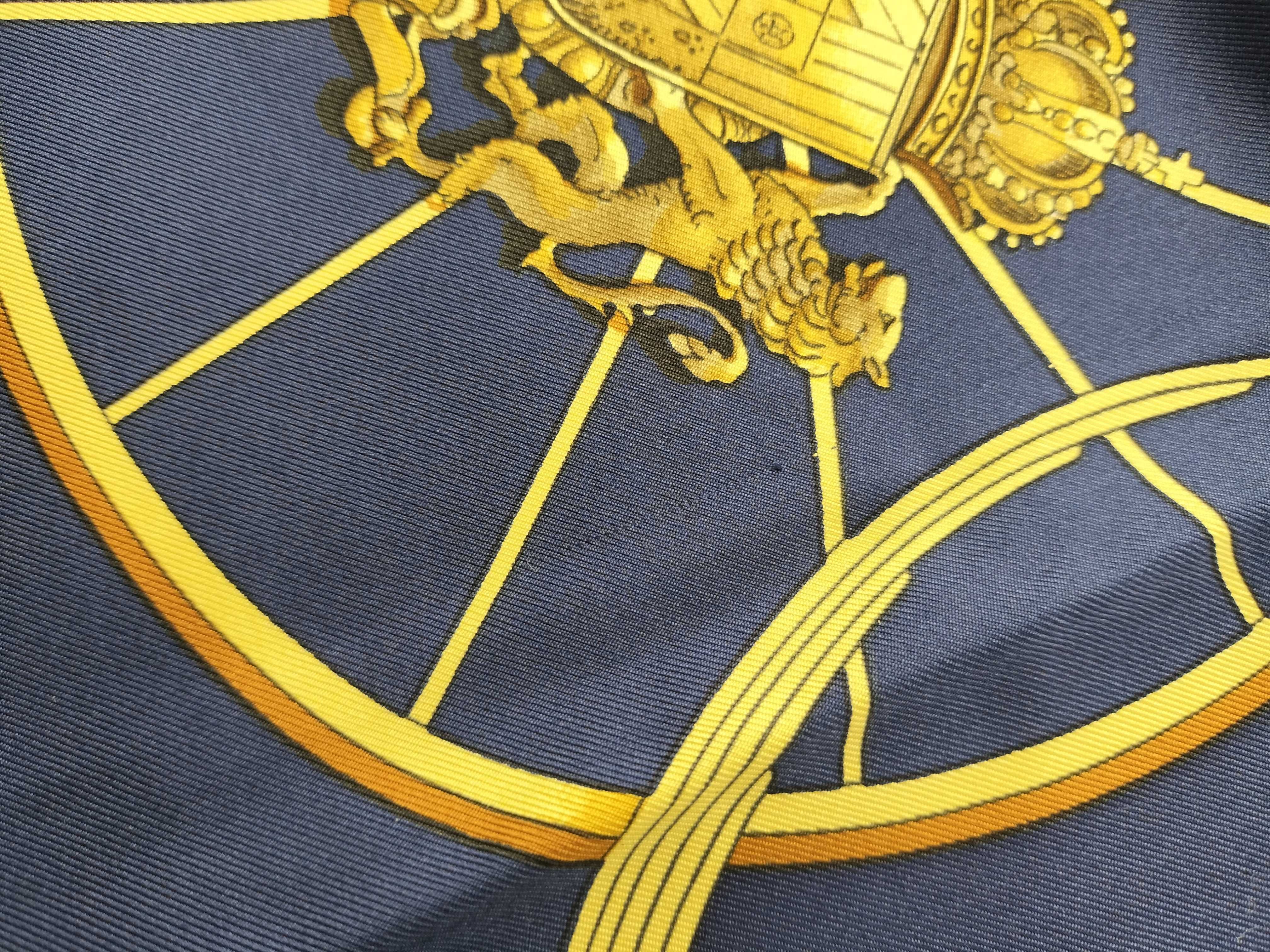 Hermes Springs Silk Twill Scarf by Philippe Ledoux