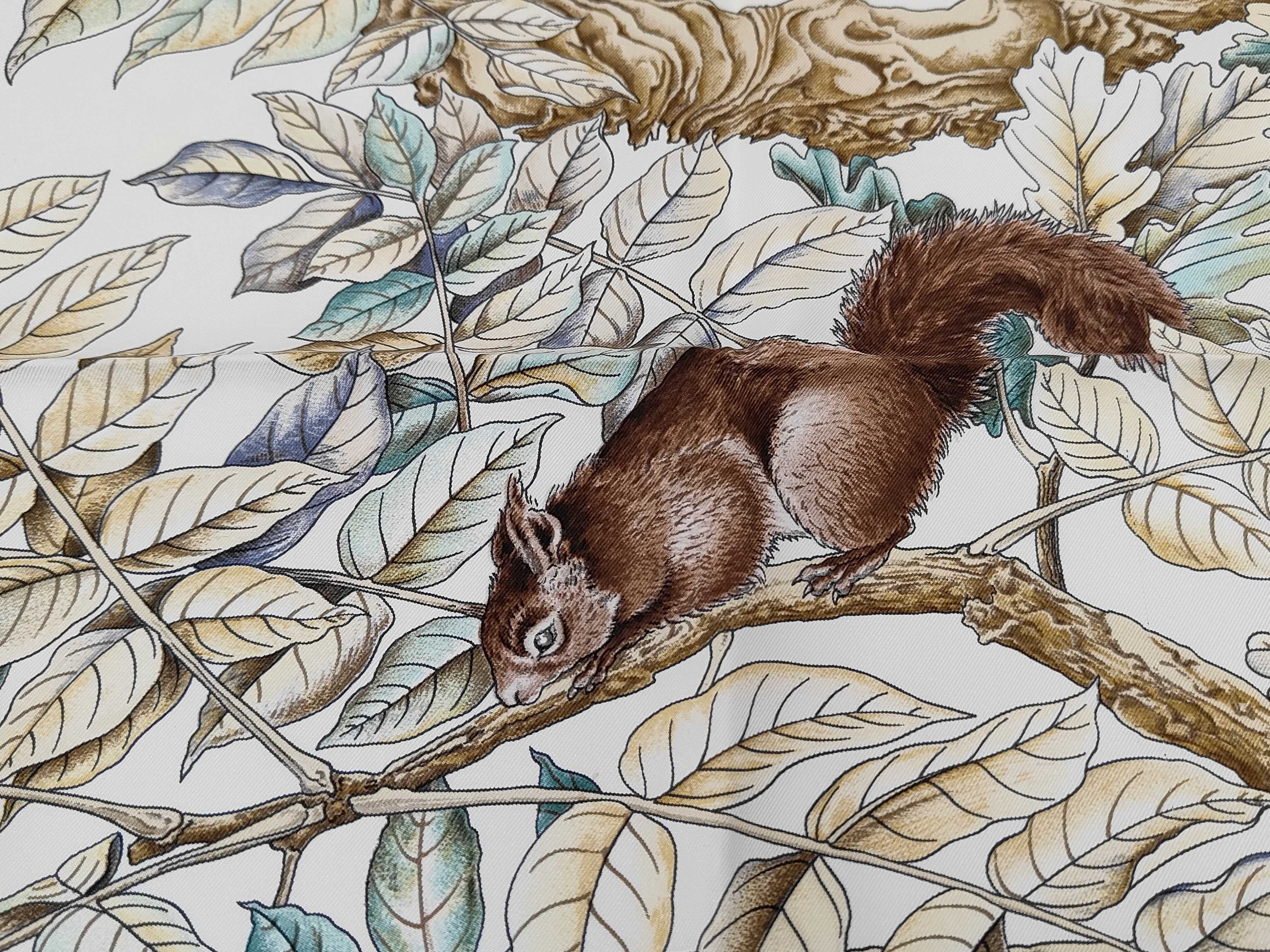 Hermes Casse Noisette Silk Scarf by Daphne Duchesne