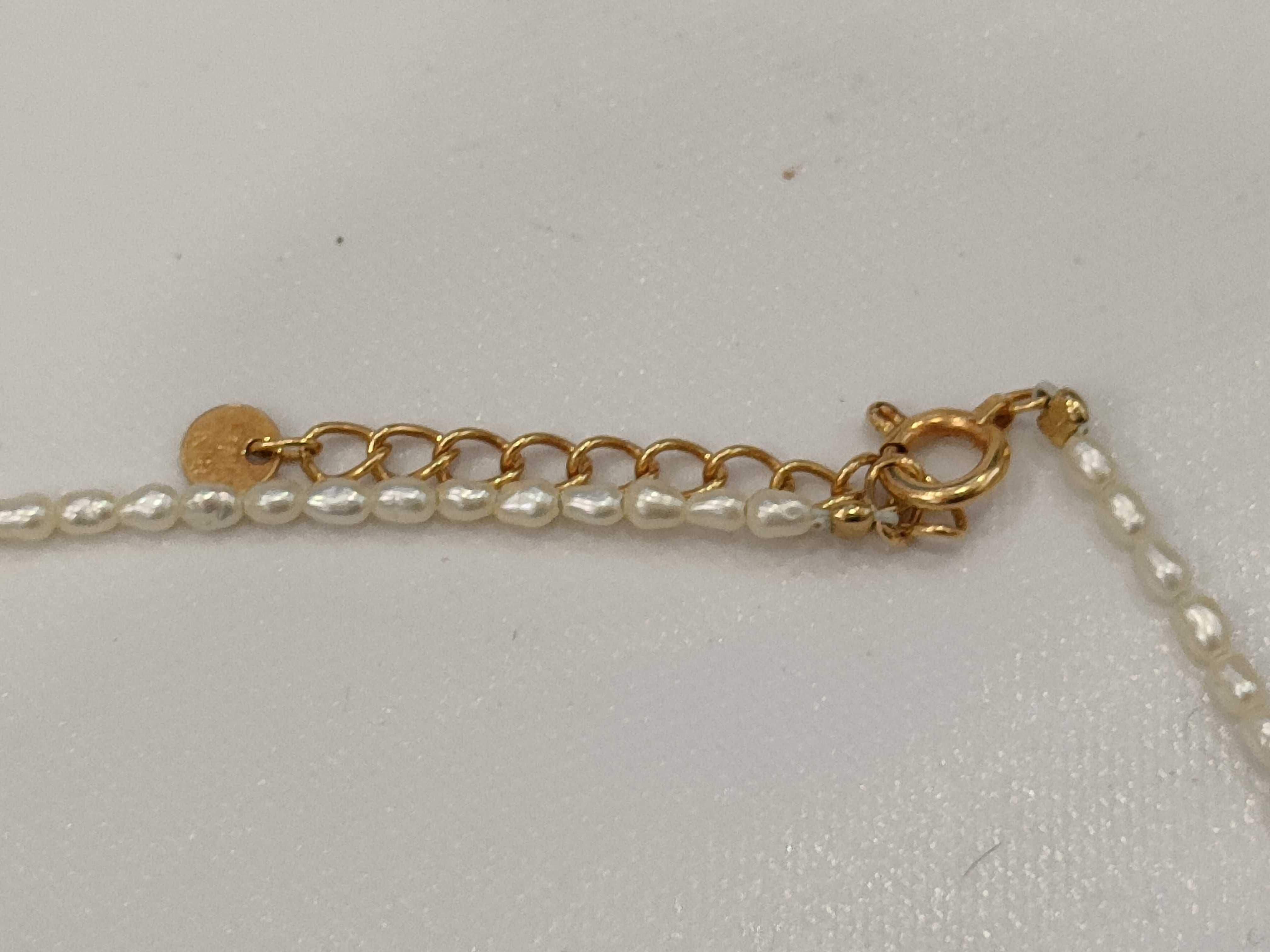 Mikimoto 18K Yellow Gold and Akoya Seed Pearl Necklace with Drop Pendant