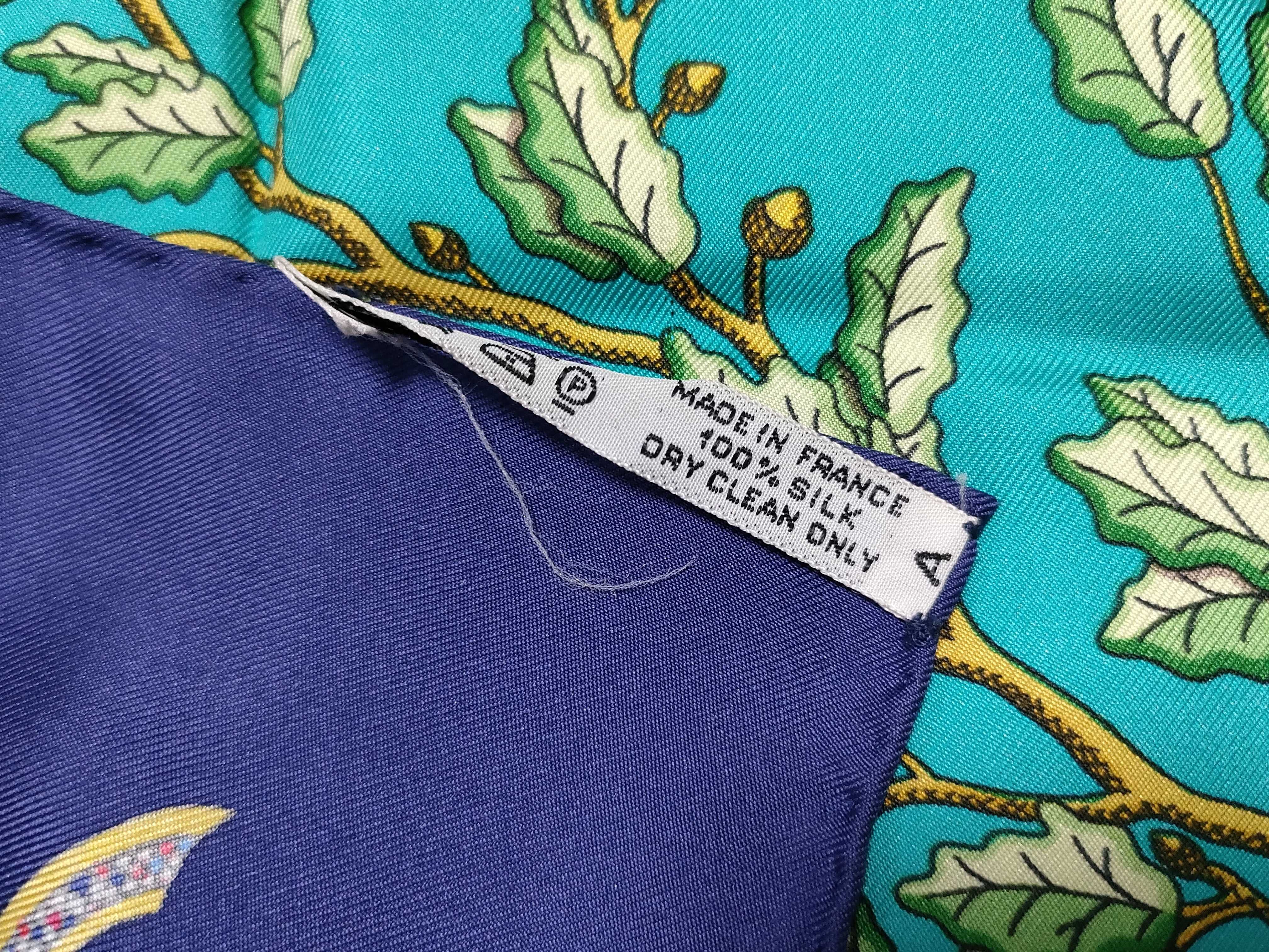 Hermes Republique Francaise Liberte Egalite Fraternite Silk Scarf