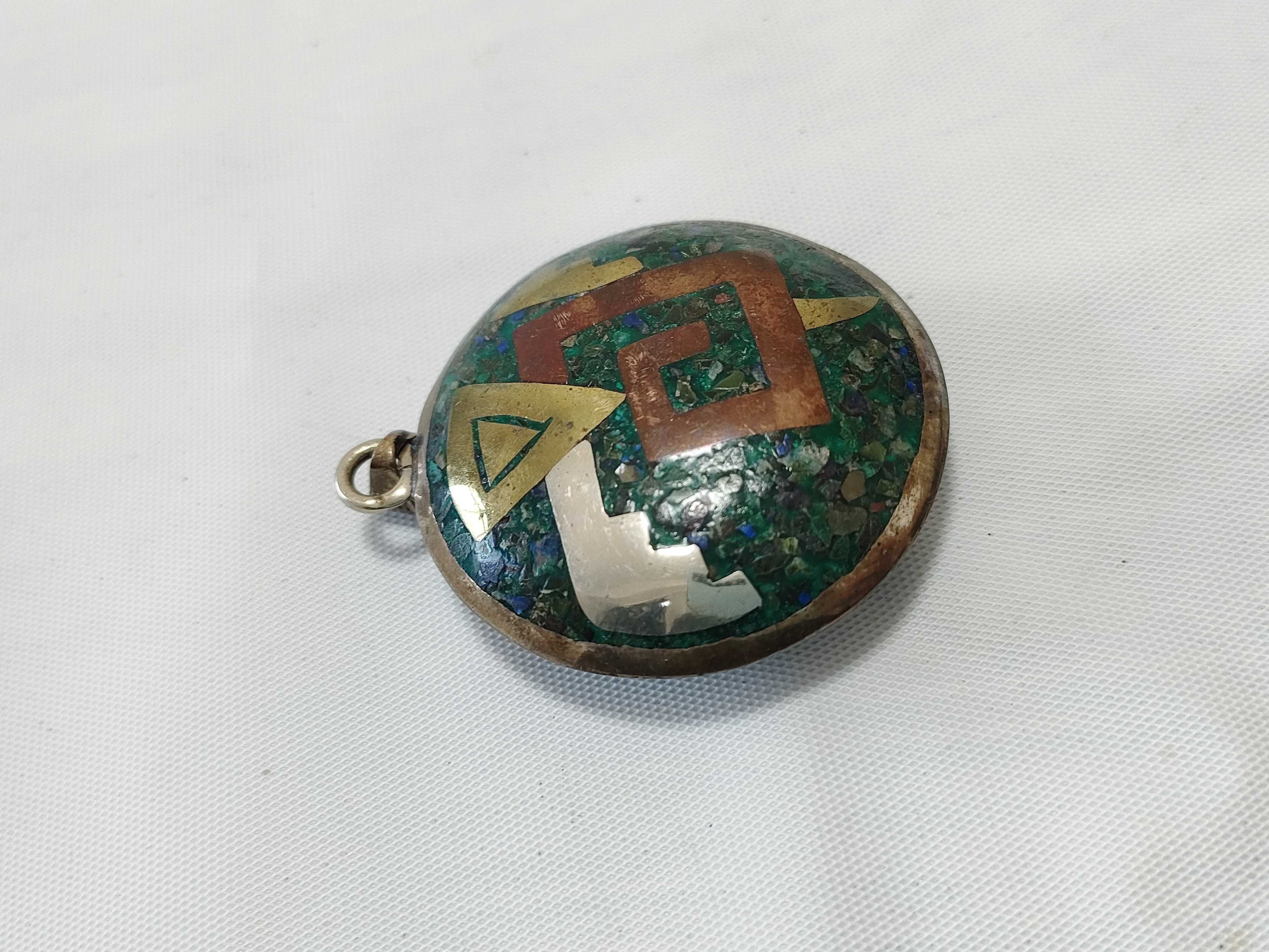Sterling Silver Jewelry Collection Featuring Mexican Inlay and Enamel