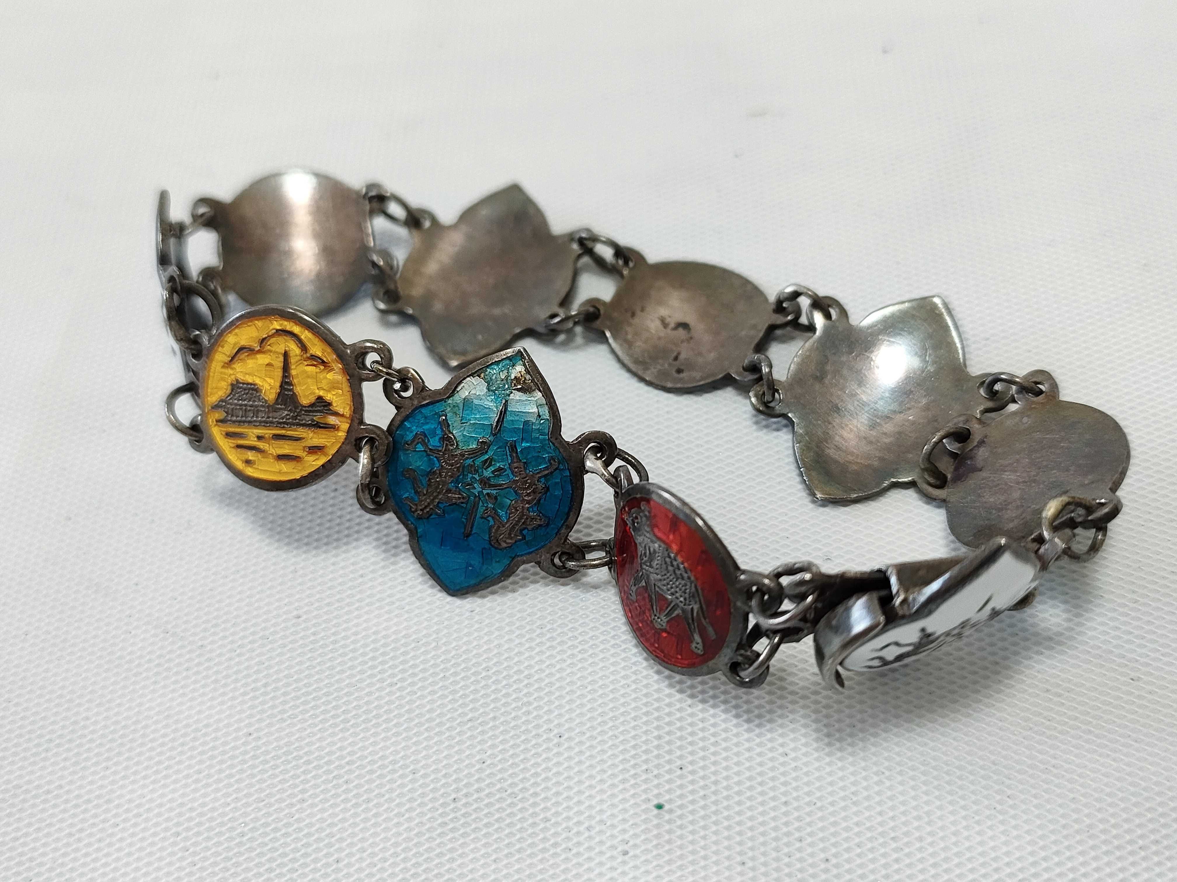 Sterling Silver Jewelry Collection Featuring Mexican Inlay and Enamel