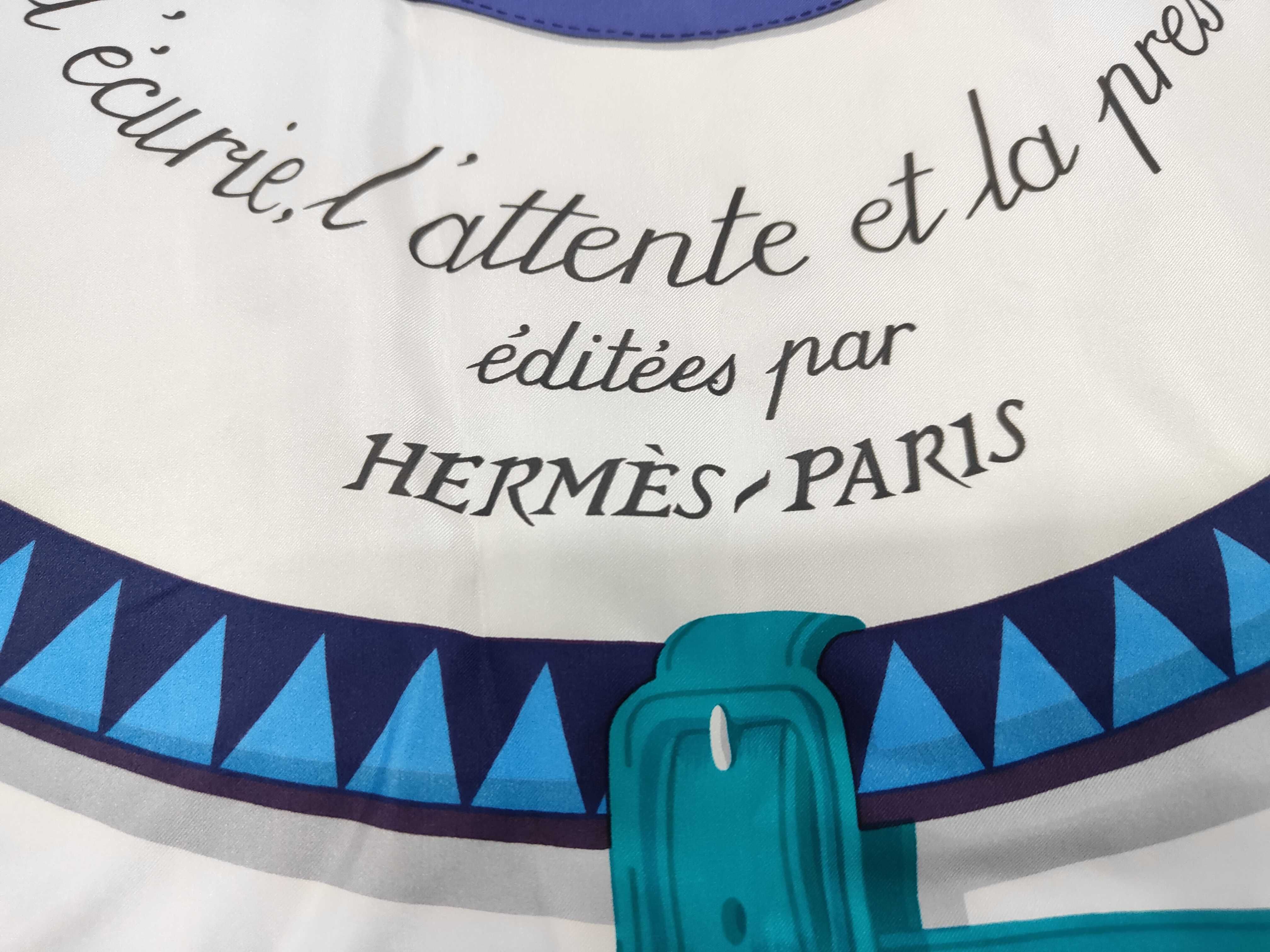 Hermes Couvertures et Tenues de Jour Silk Gavroche Scarf