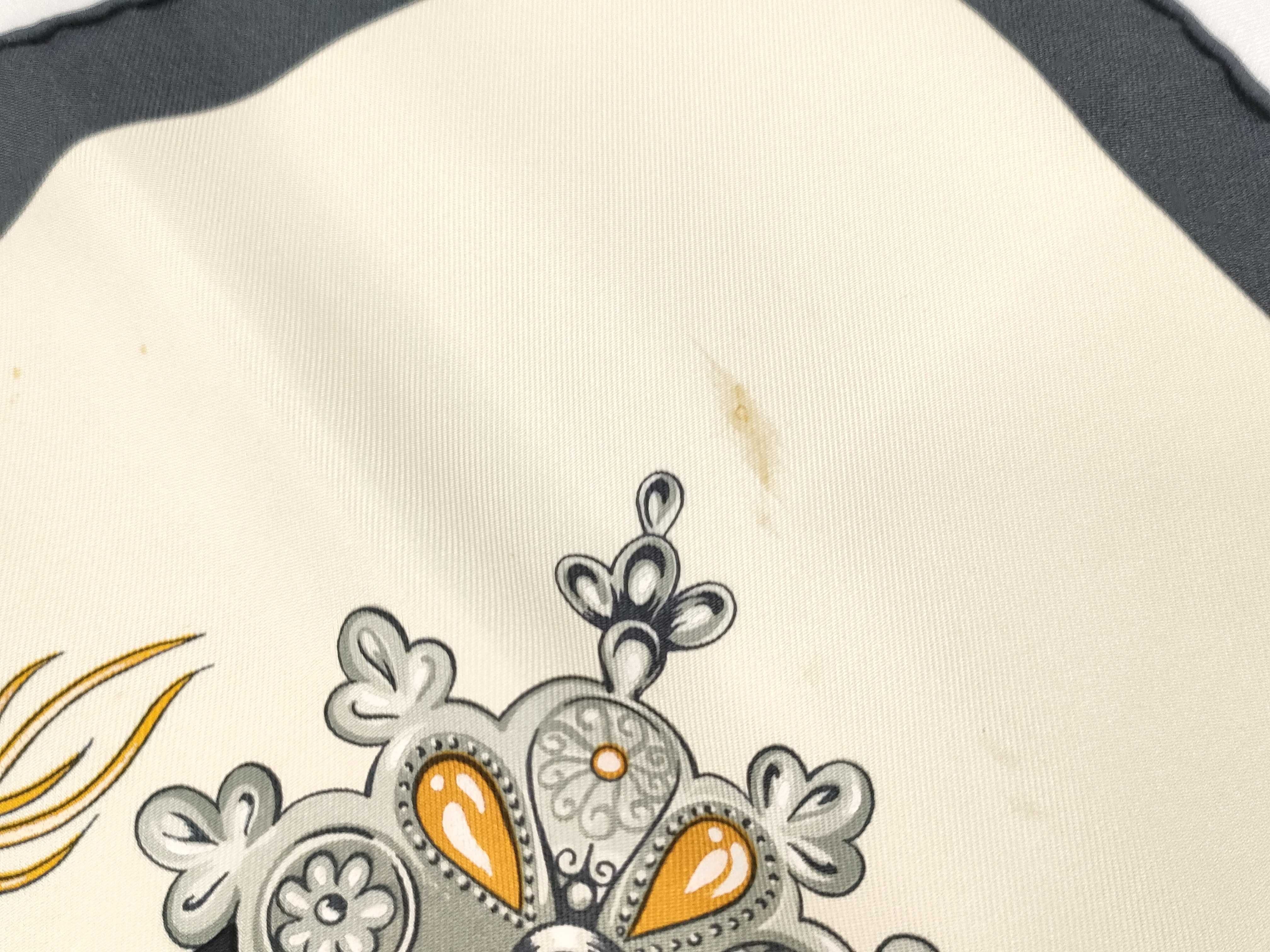 Hermes Parures des Sables Silk Scarf