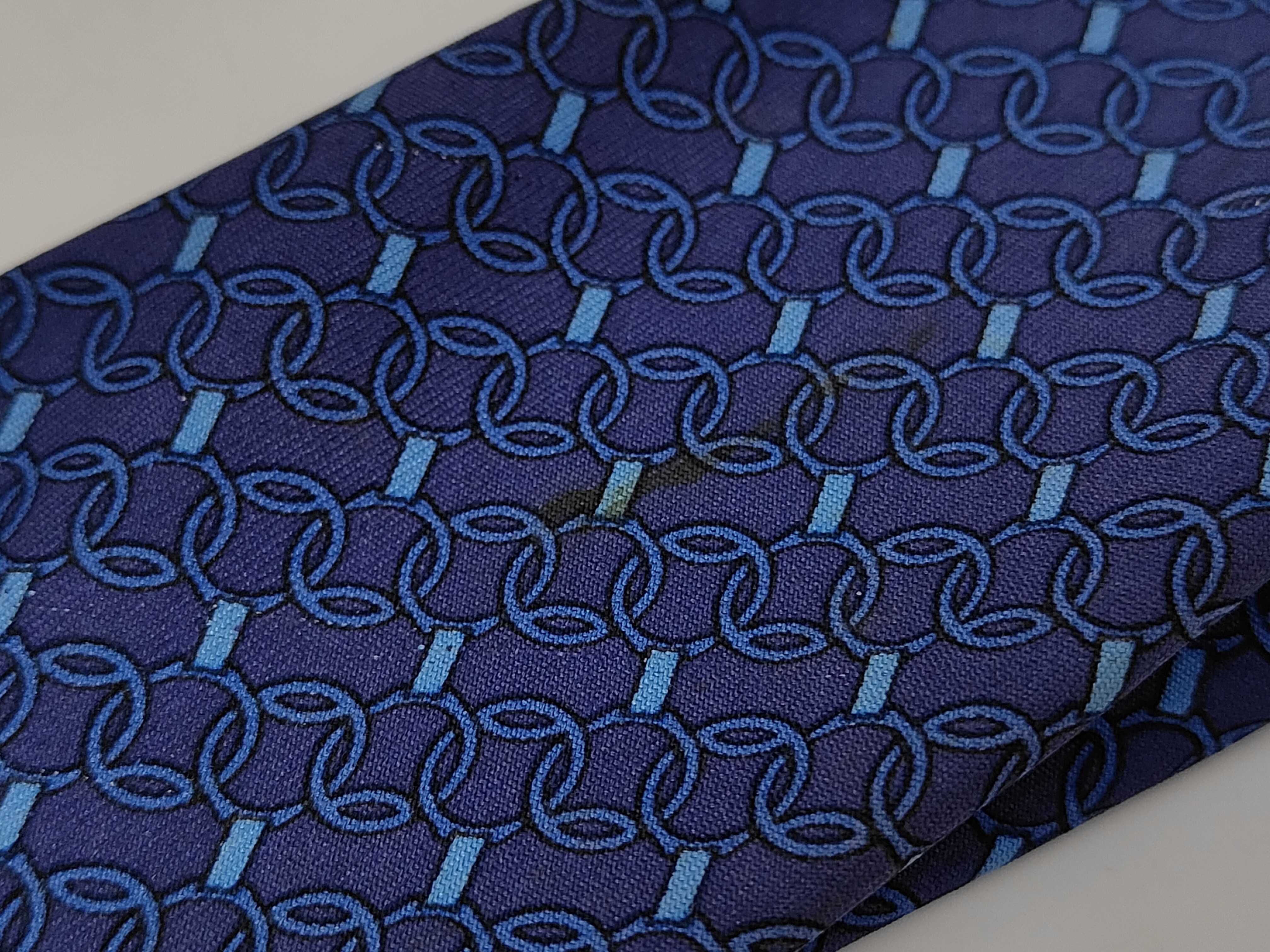 Lot of 5 Designer Silk Neckties featuring Hermes