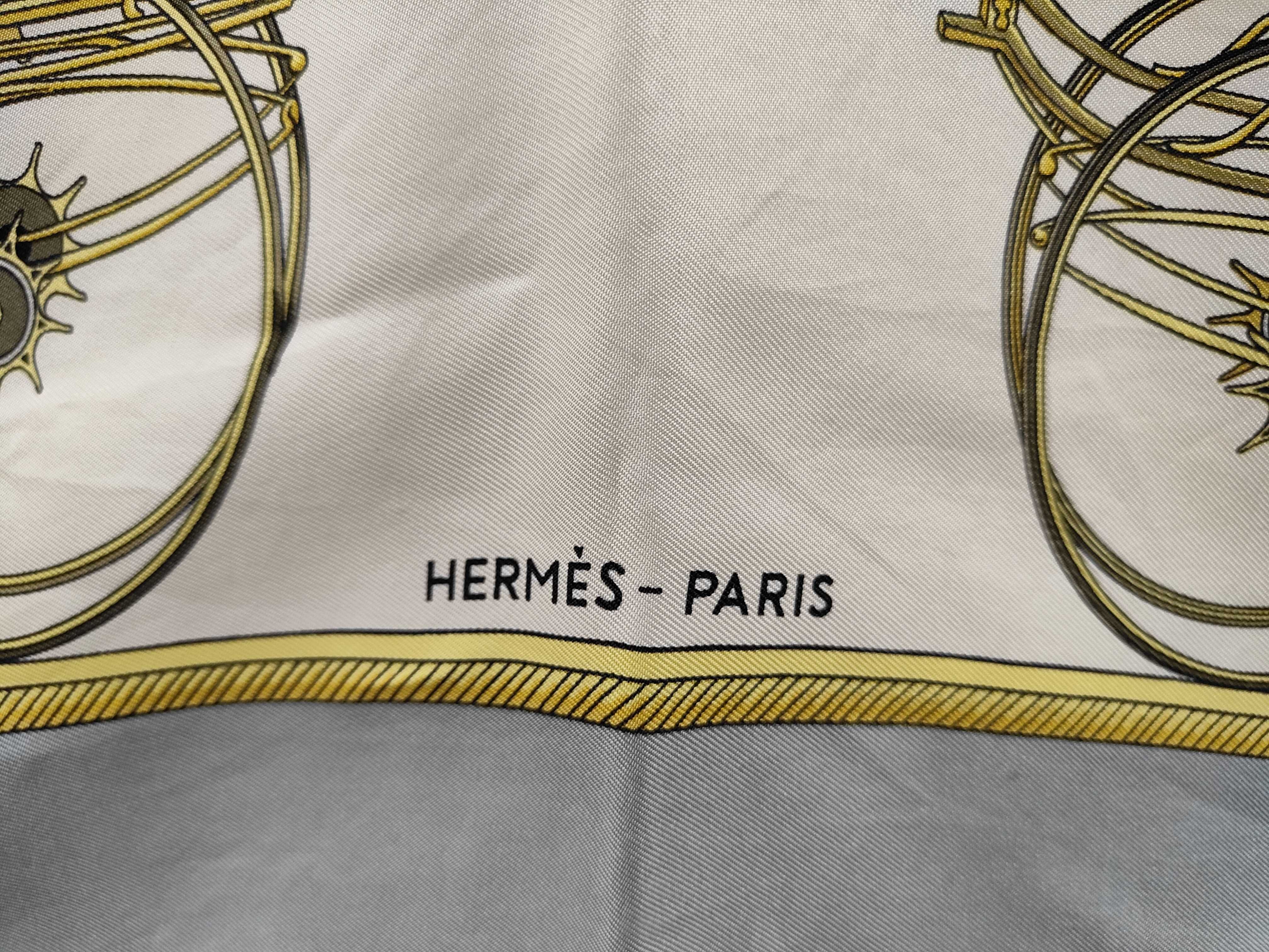 Hermes Les Voitures a Transformation Silk Scarf