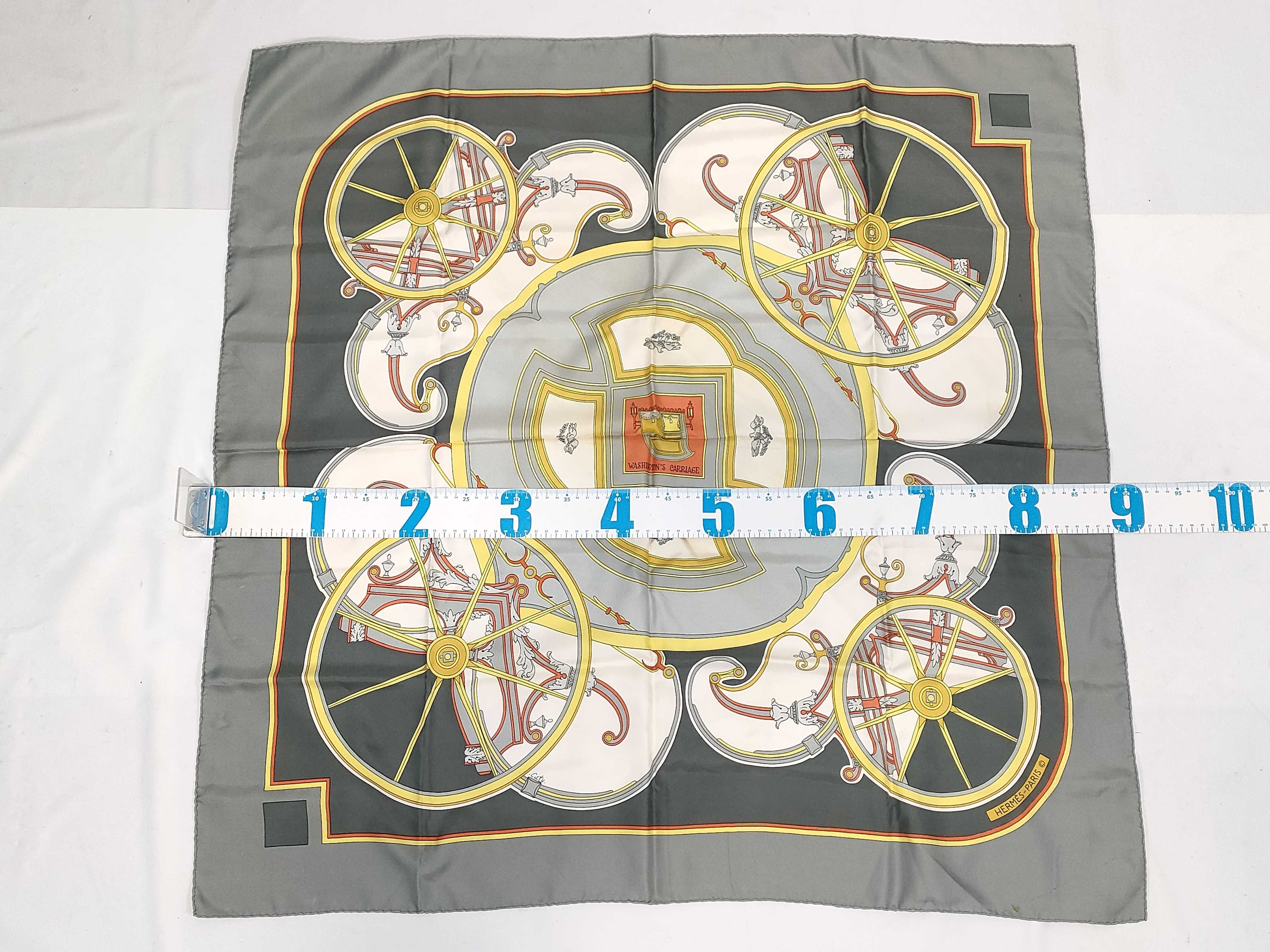 Hermes Washington's Carriage Silk Scarf by Caty Latham