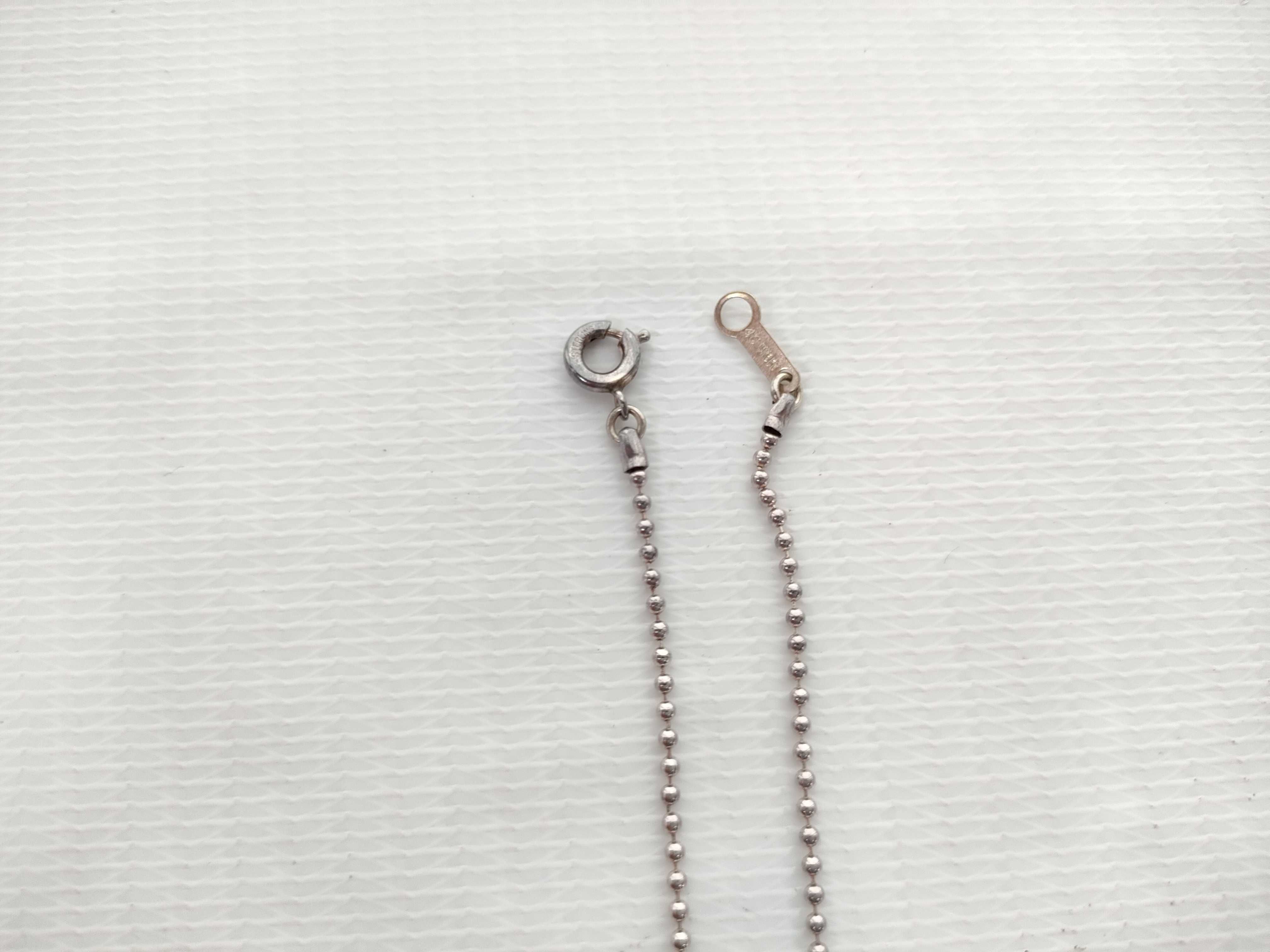 4C Silver & 10K Gold Interlocking Heart Pendant Necklace