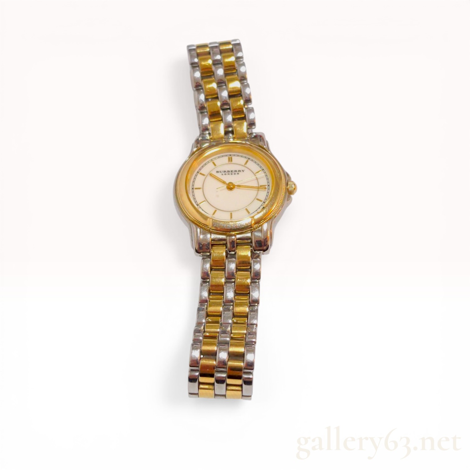 Burberry London Two-Tone Ladies Quartz Wristwatch Reference 6031-G13435