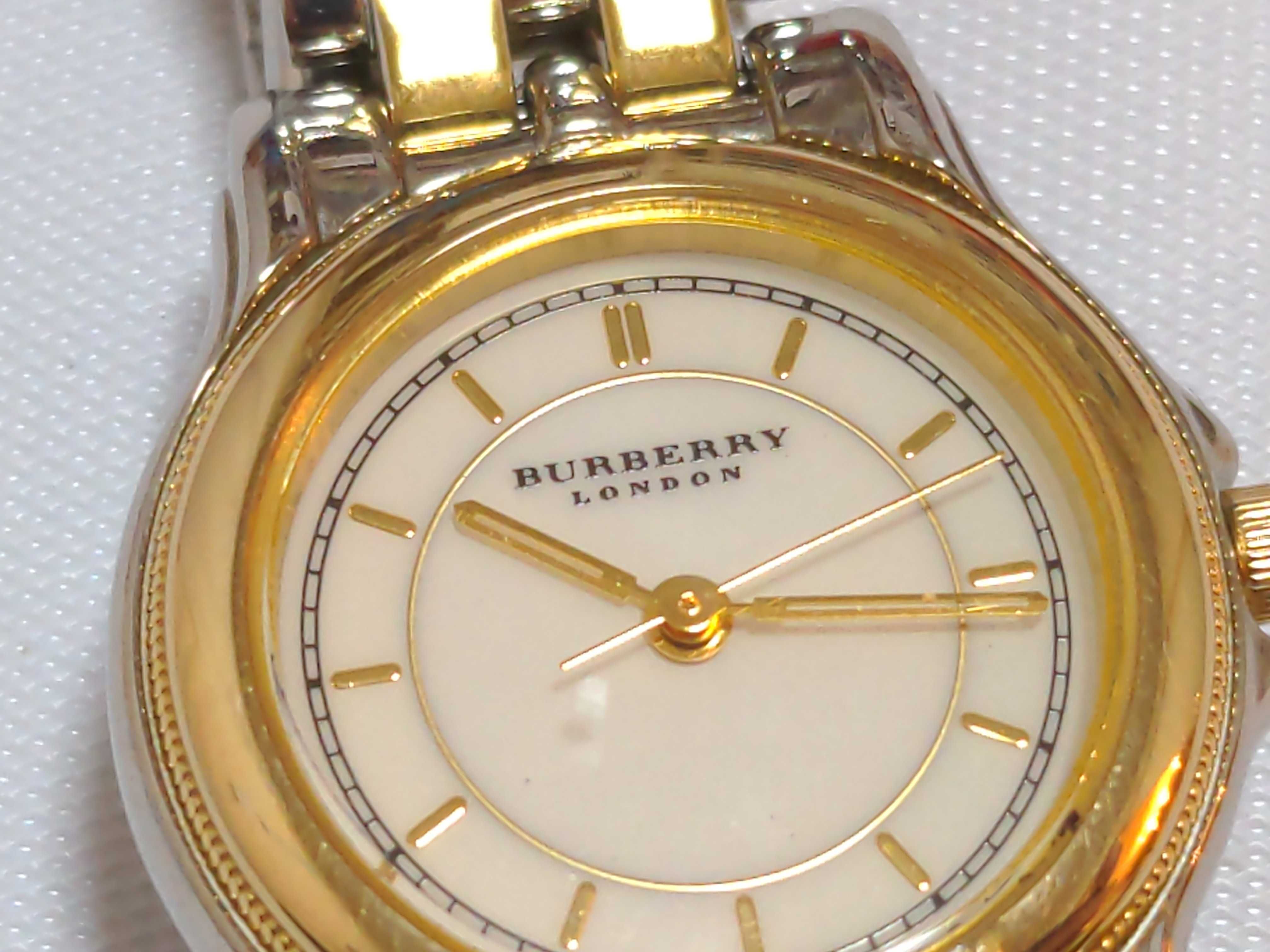 Burberry London Two-Tone Ladies Quartz Wristwatch Reference 6031-G13435
