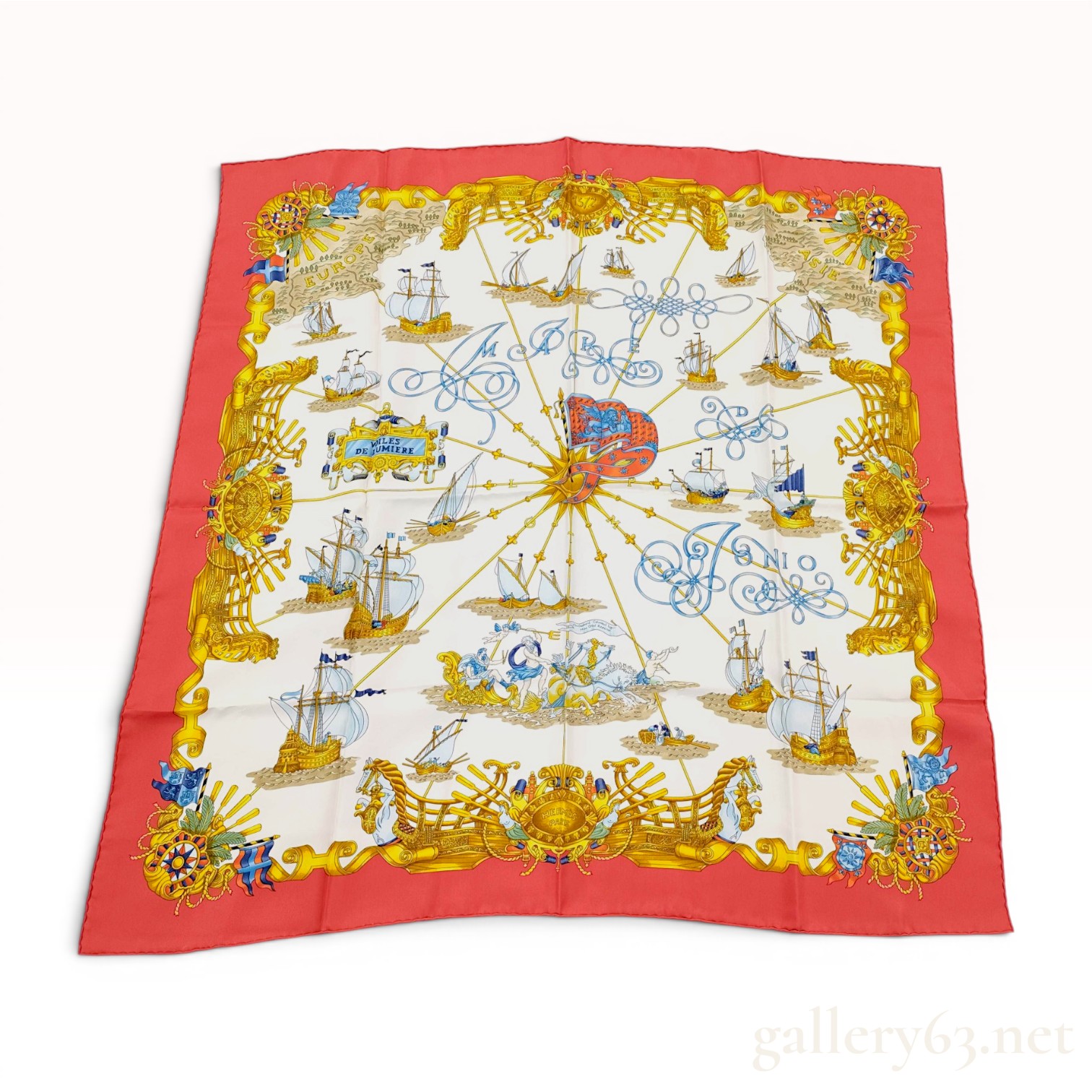Hermes Voiles de Lumiere Silk Scarf by Joachim Metz