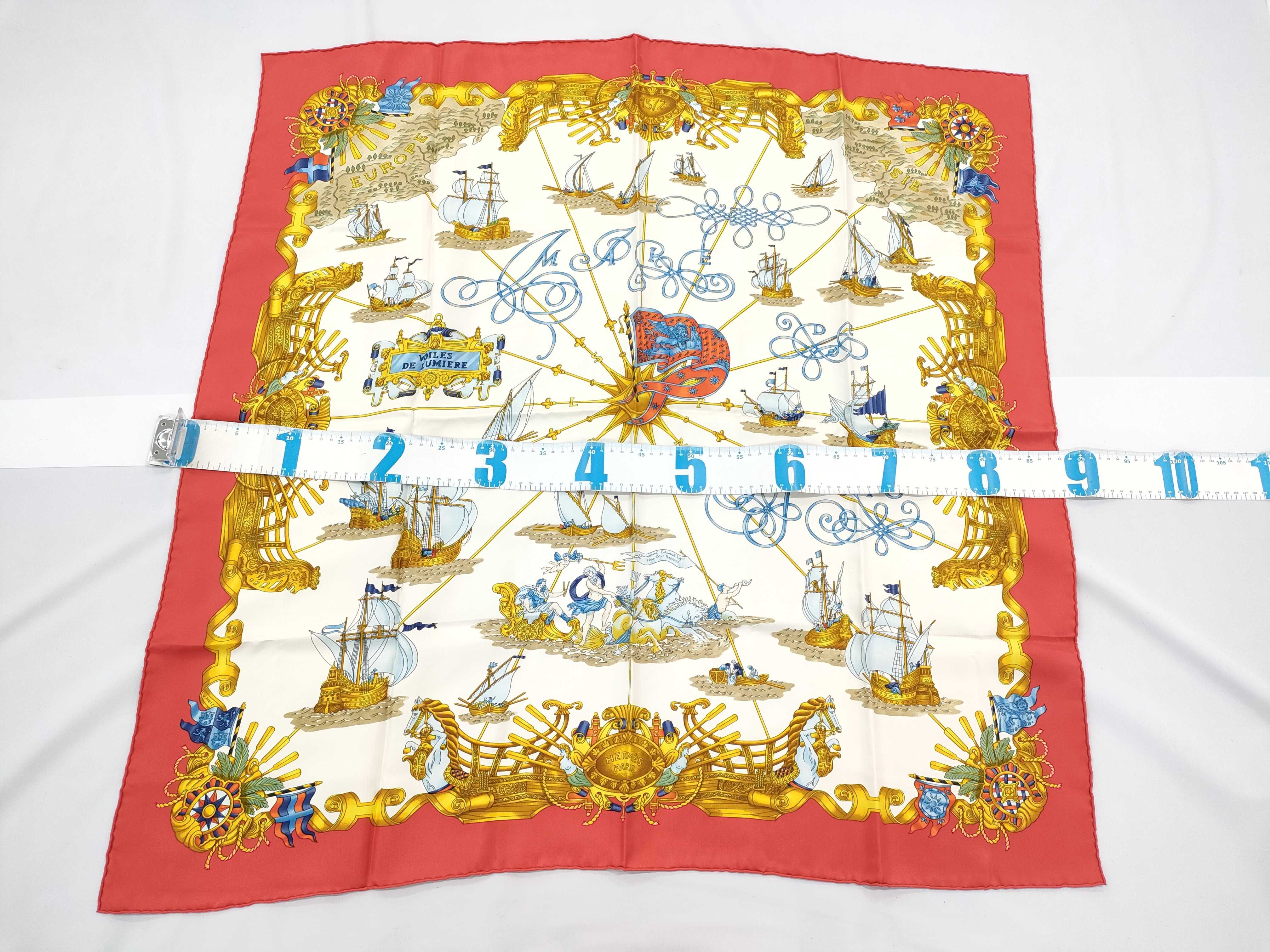 Hermes Voiles de Lumiere Silk Scarf by Joachim Metz
