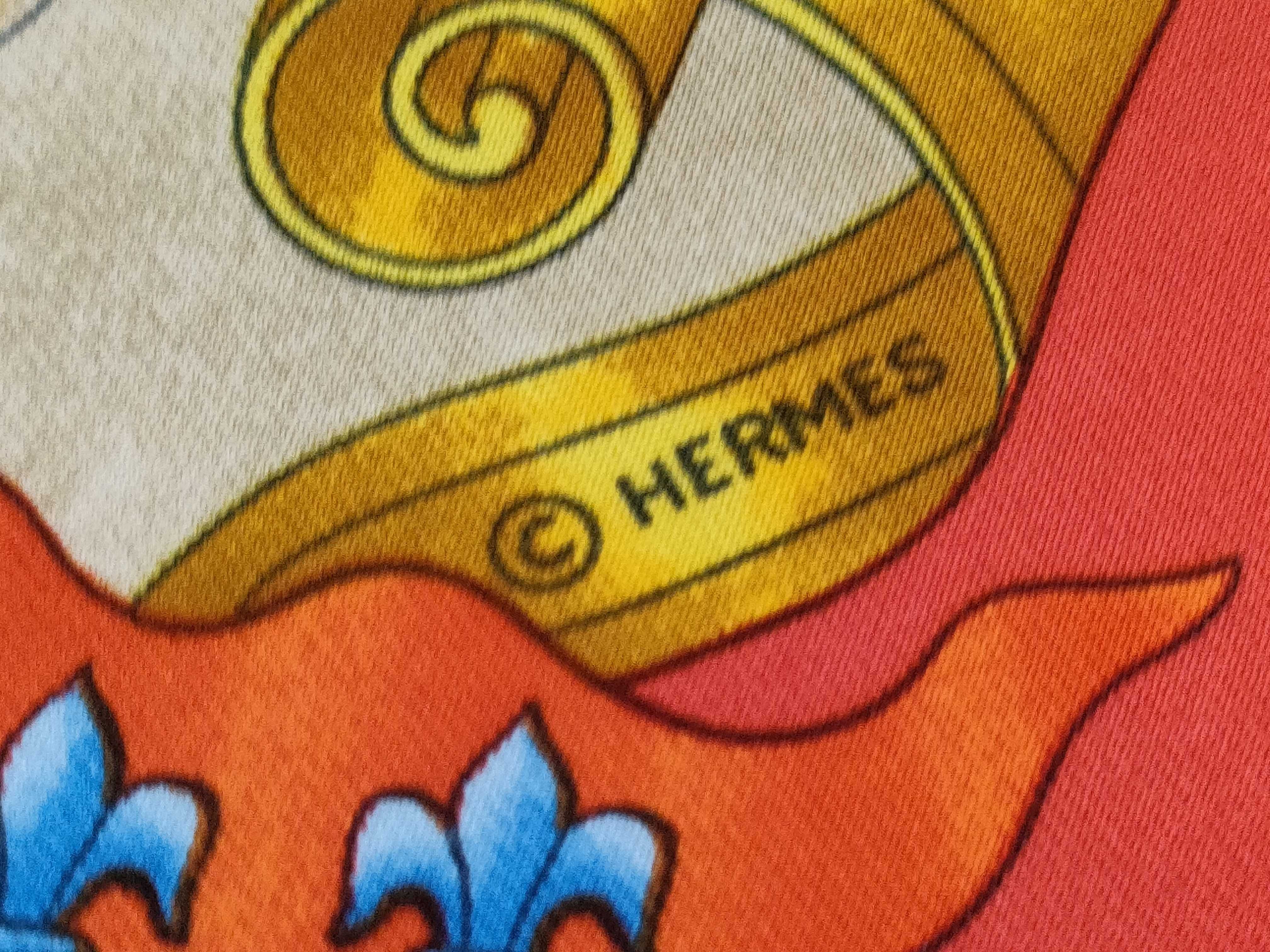 Hermes Voiles de Lumiere Silk Scarf by Joachim Metz