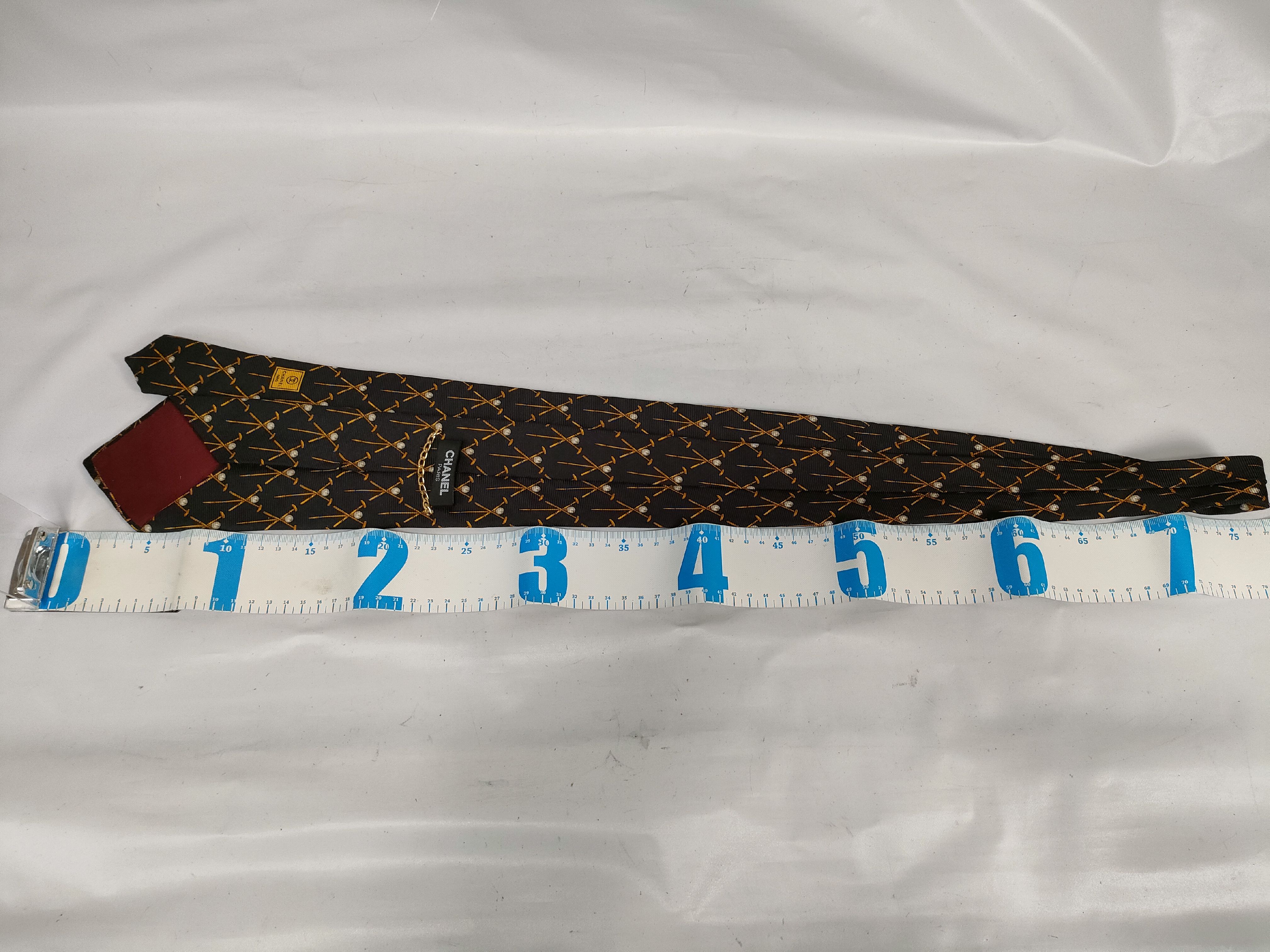 Two Designer Silk Neckties, Chanel and Chloe Homme