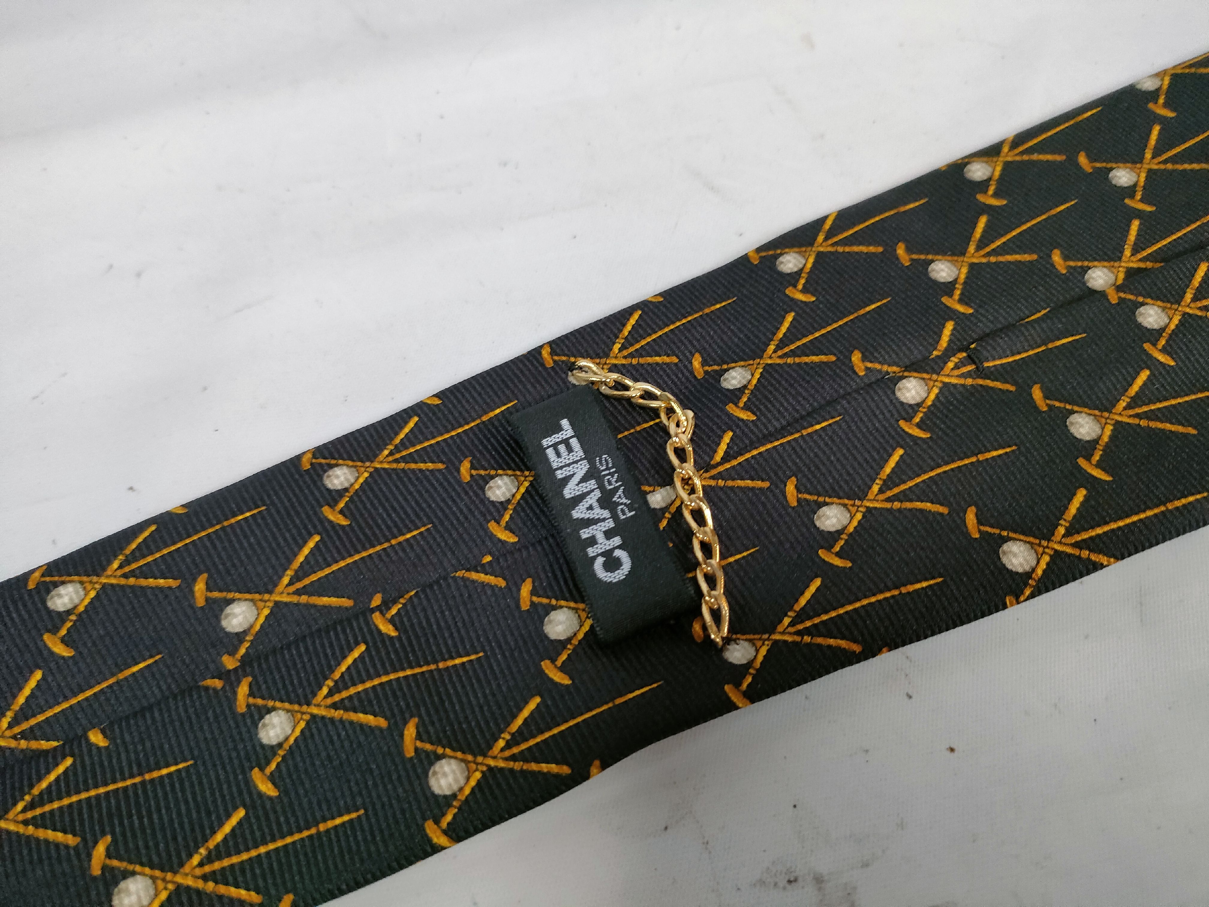 Two Designer Silk Neckties, Chanel and Chloe Homme