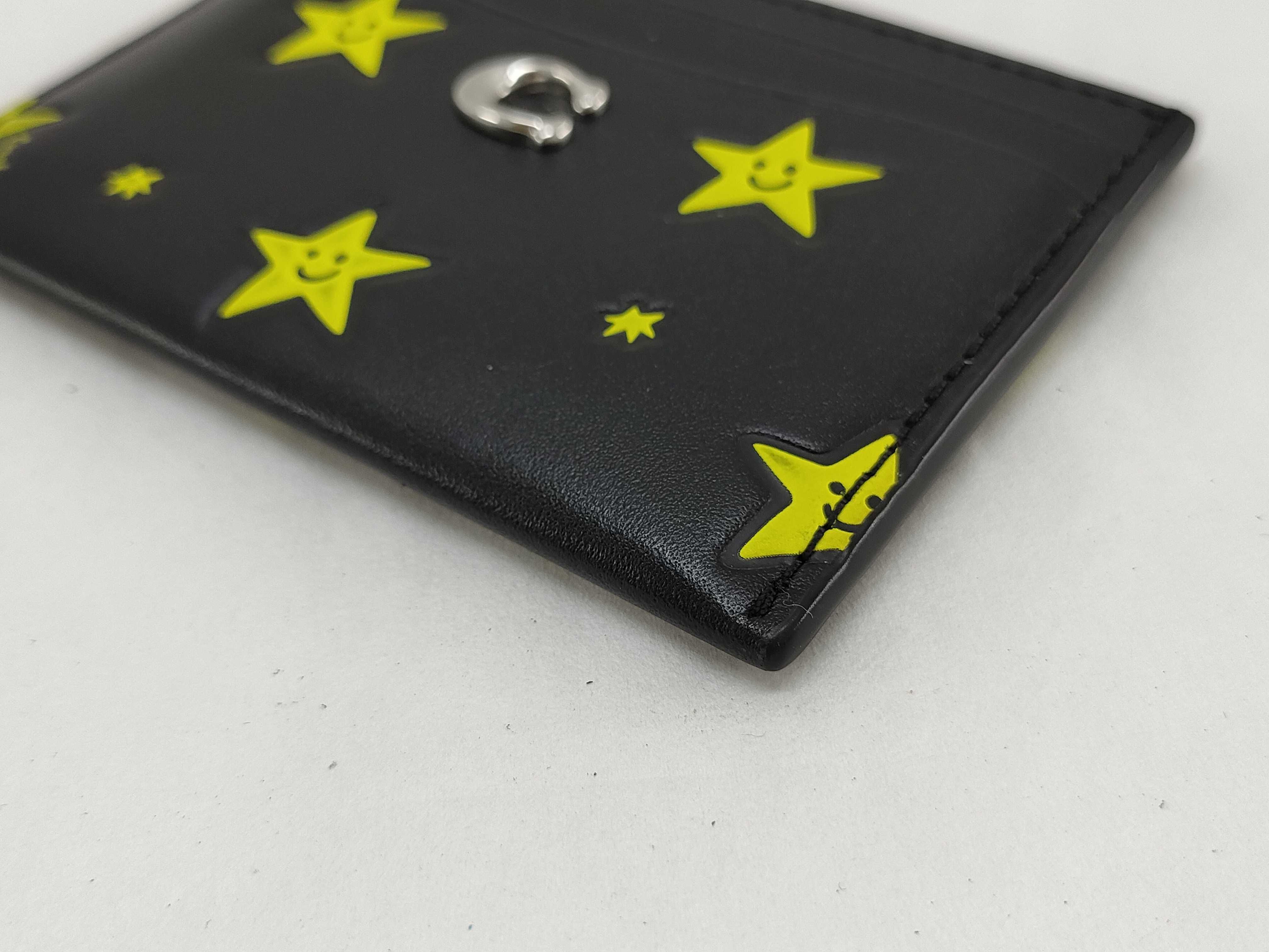 Coach Cosmic Essential Card Case with Star Print