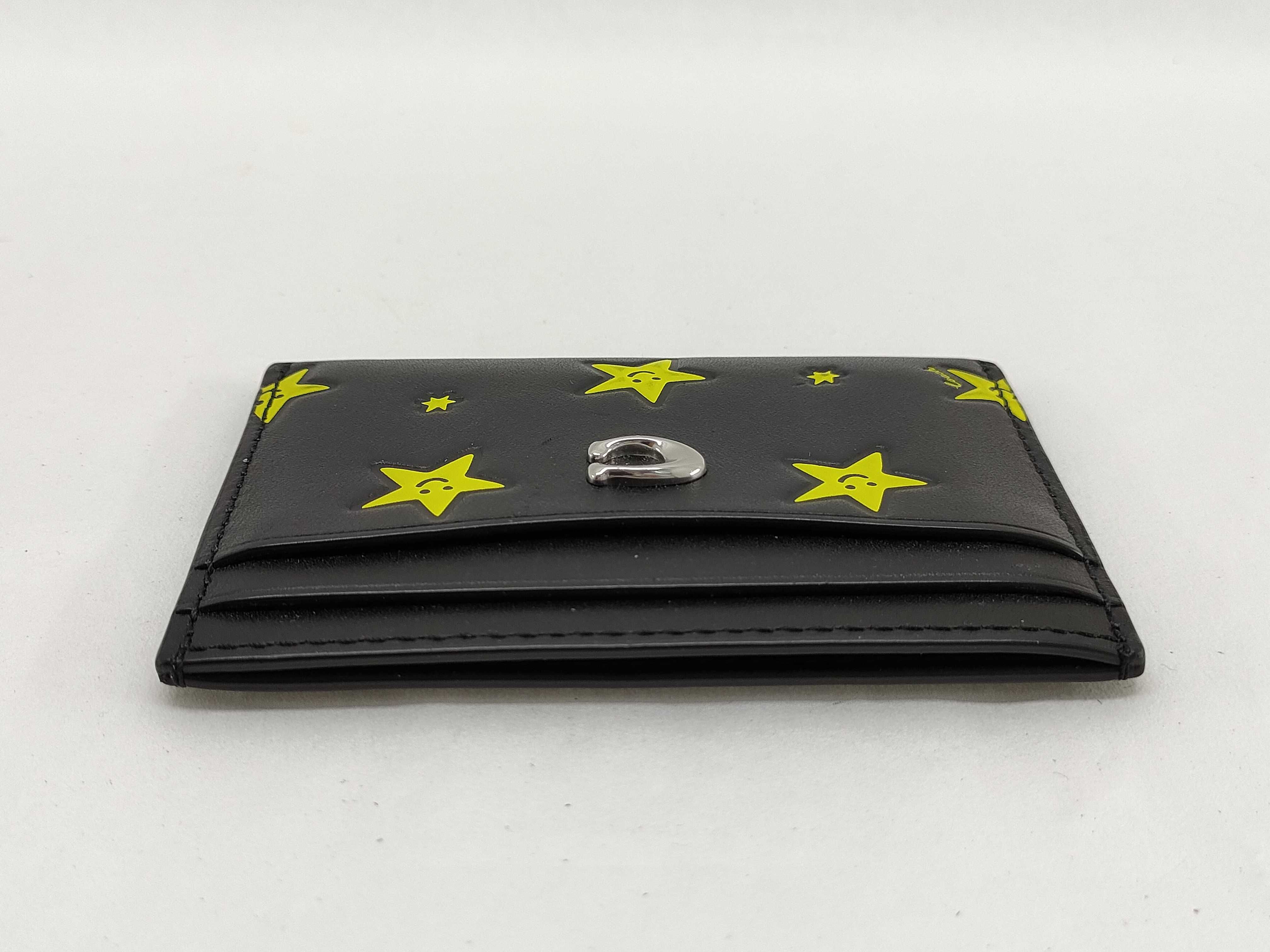 Coach Cosmic Essential Card Case with Star Print