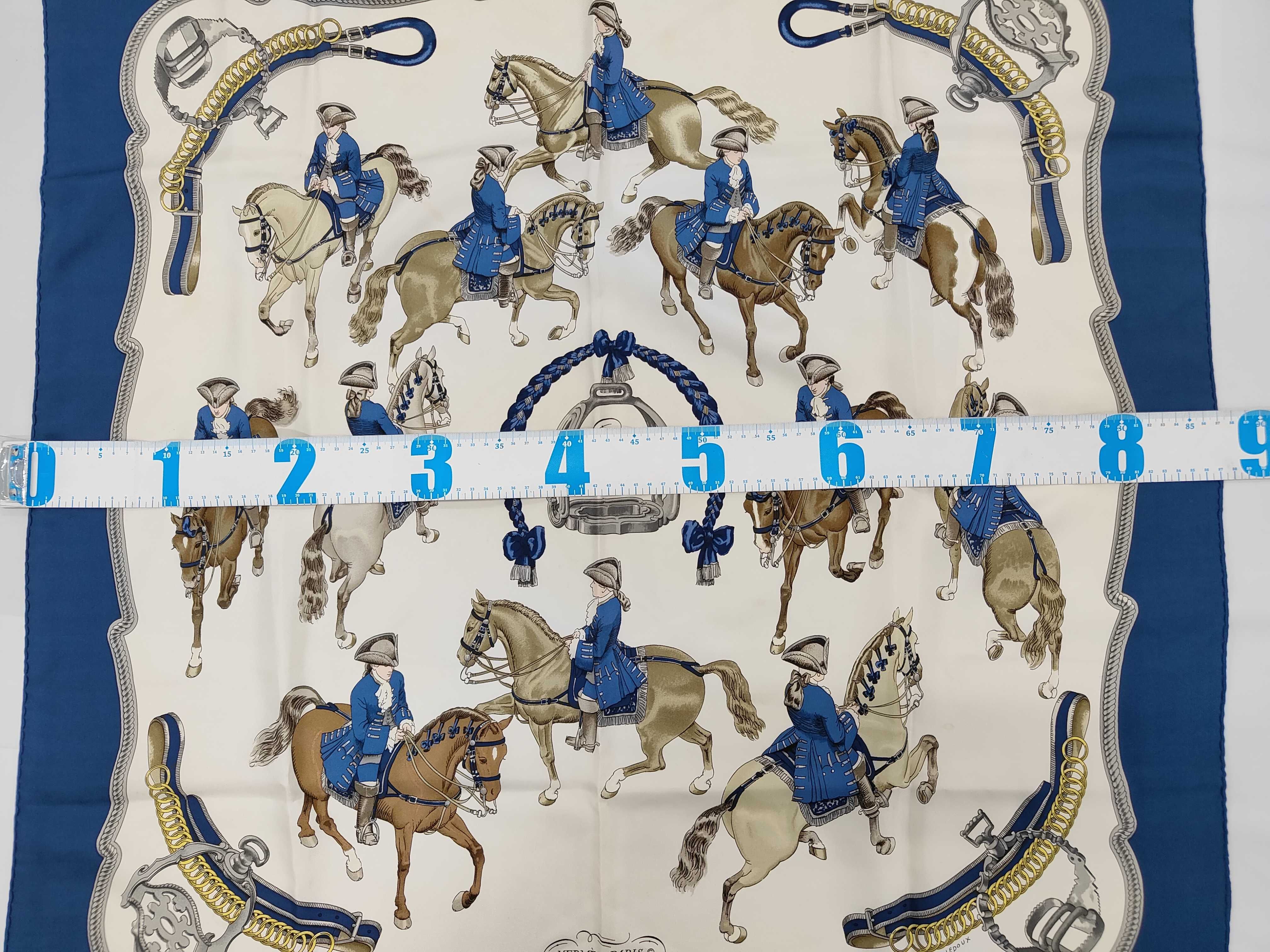 Hermes Reprise Silk Scarf by Philippe Ledoux