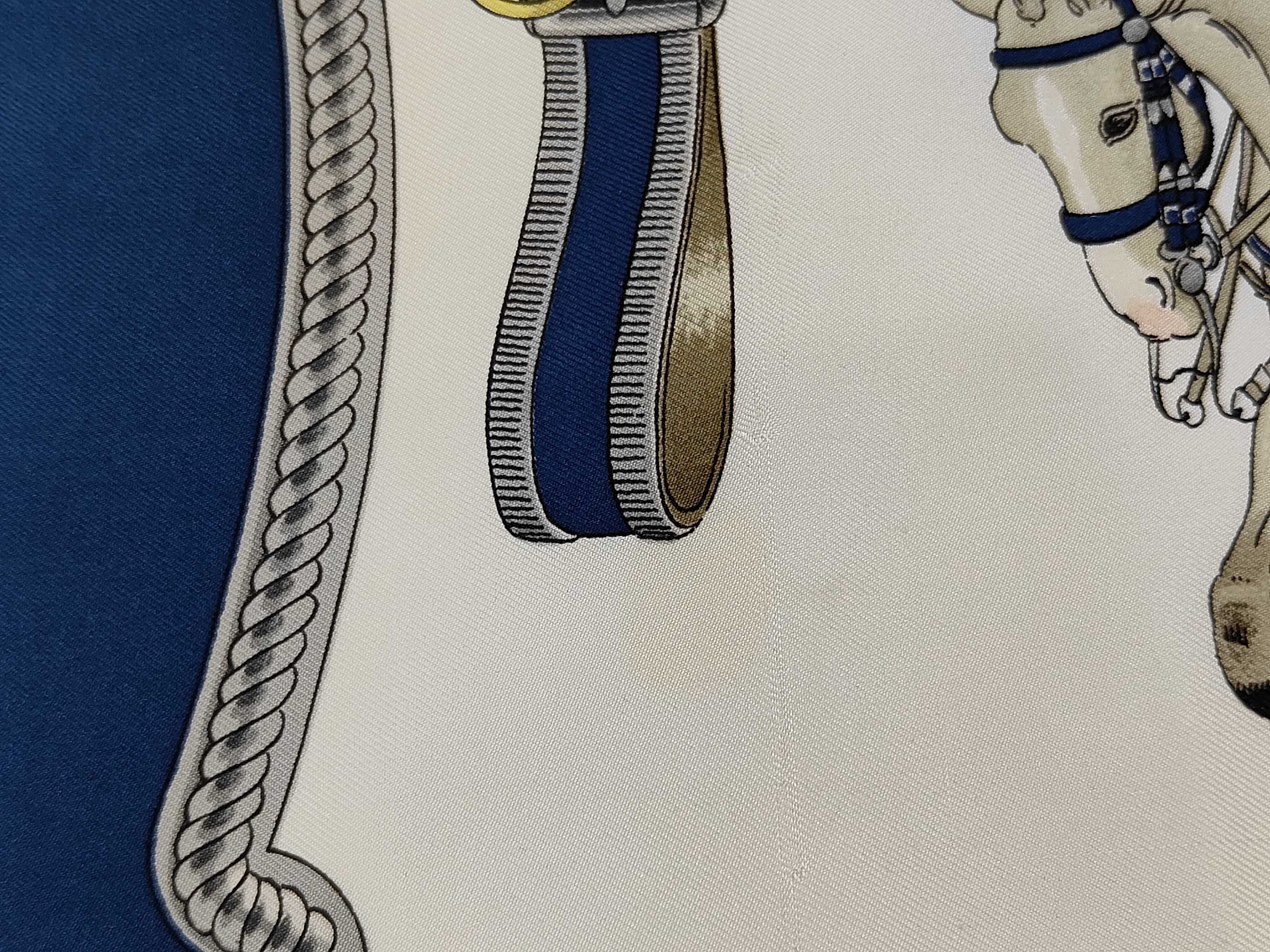 Hermes Reprise Silk Scarf by Philippe Ledoux