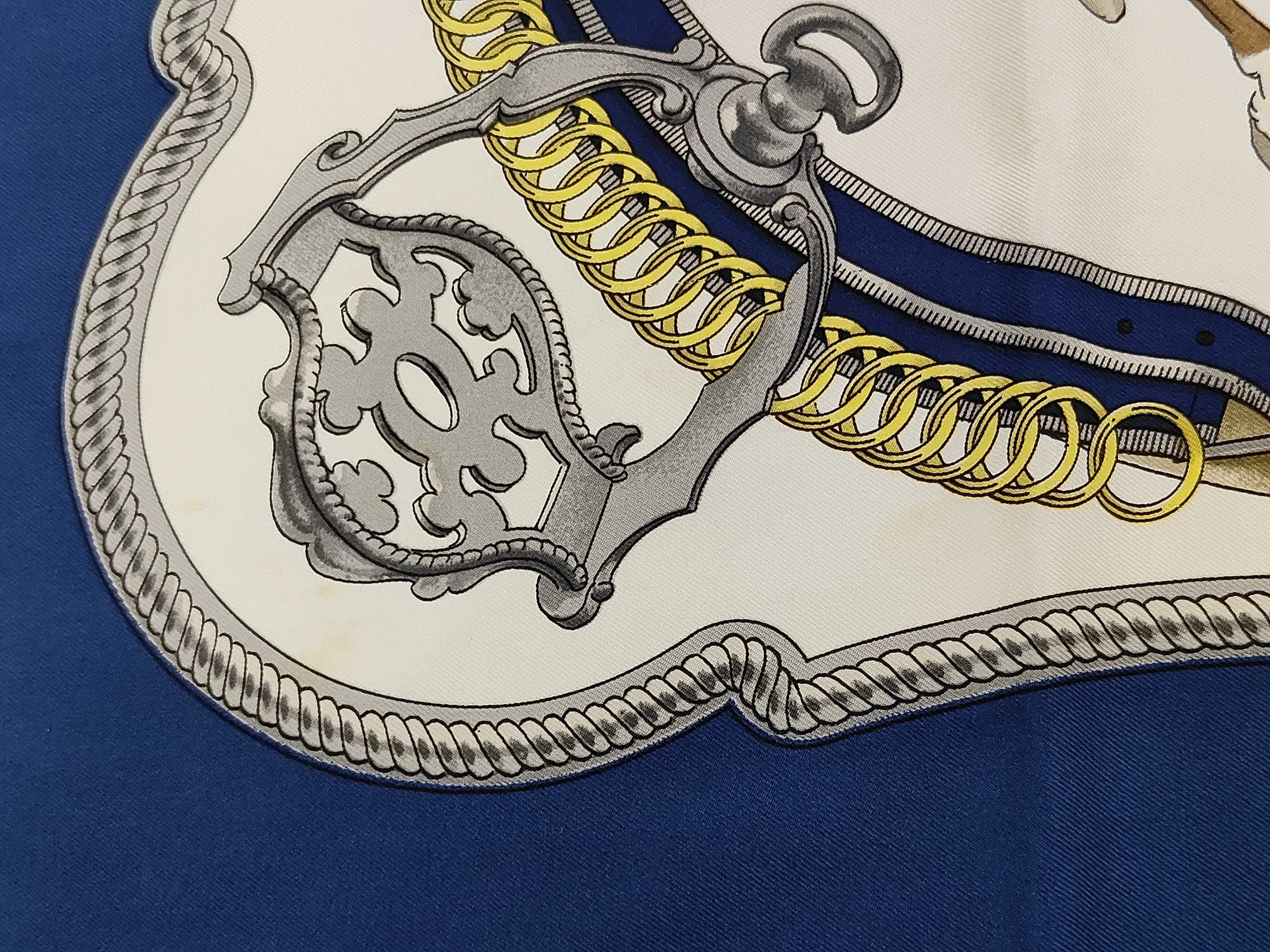 Hermes Reprise Silk Scarf by Philippe Ledoux