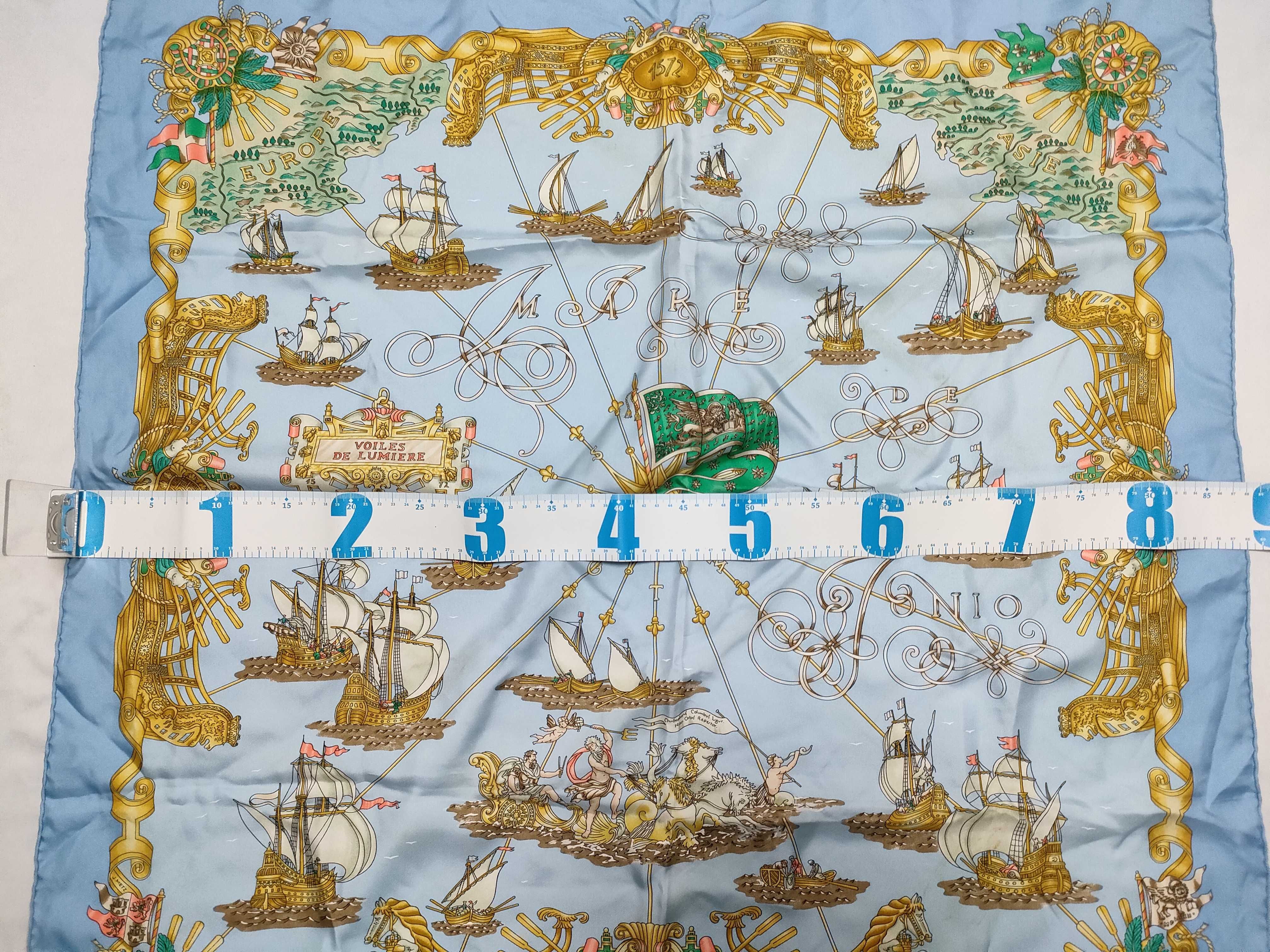 Hermes Voiles de Lumiere Silk Scarf by Joachim Metz