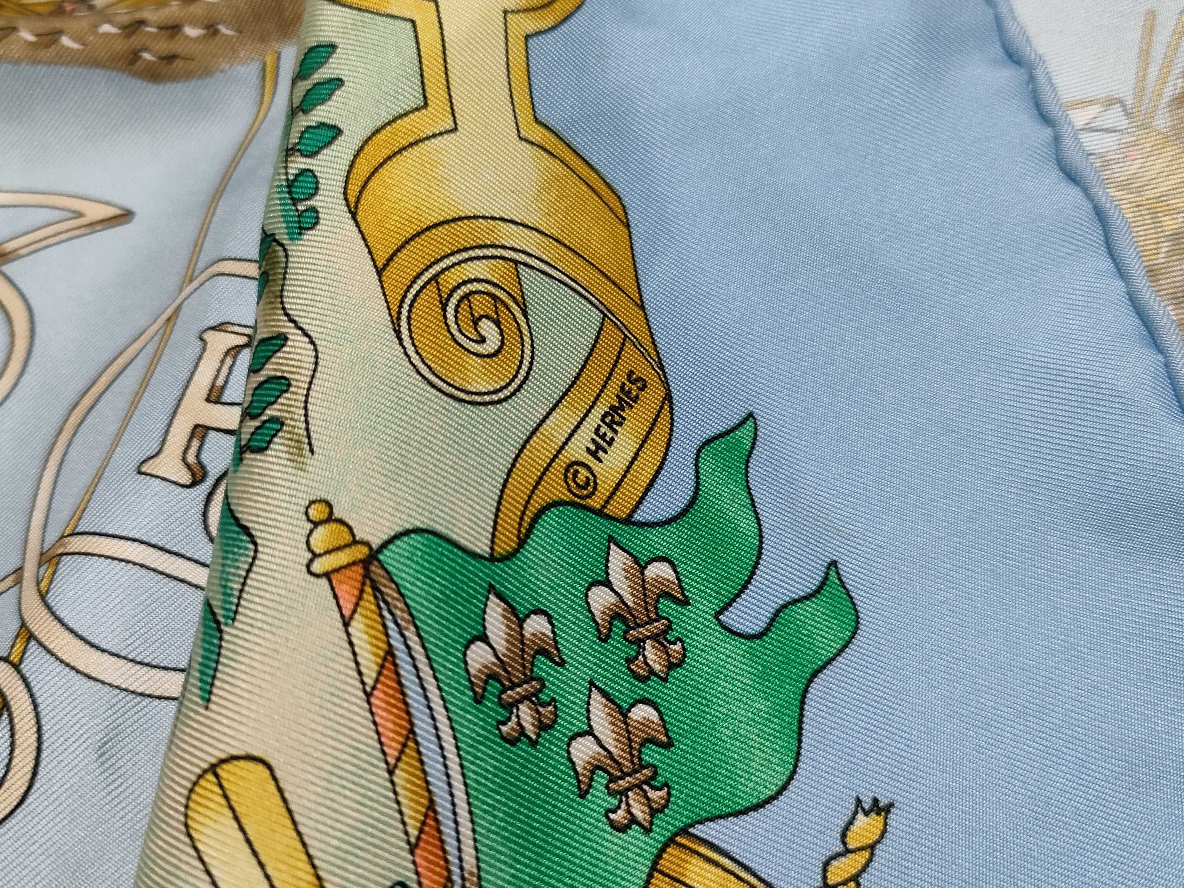 Hermes Voiles de Lumiere Silk Scarf by Joachim Metz