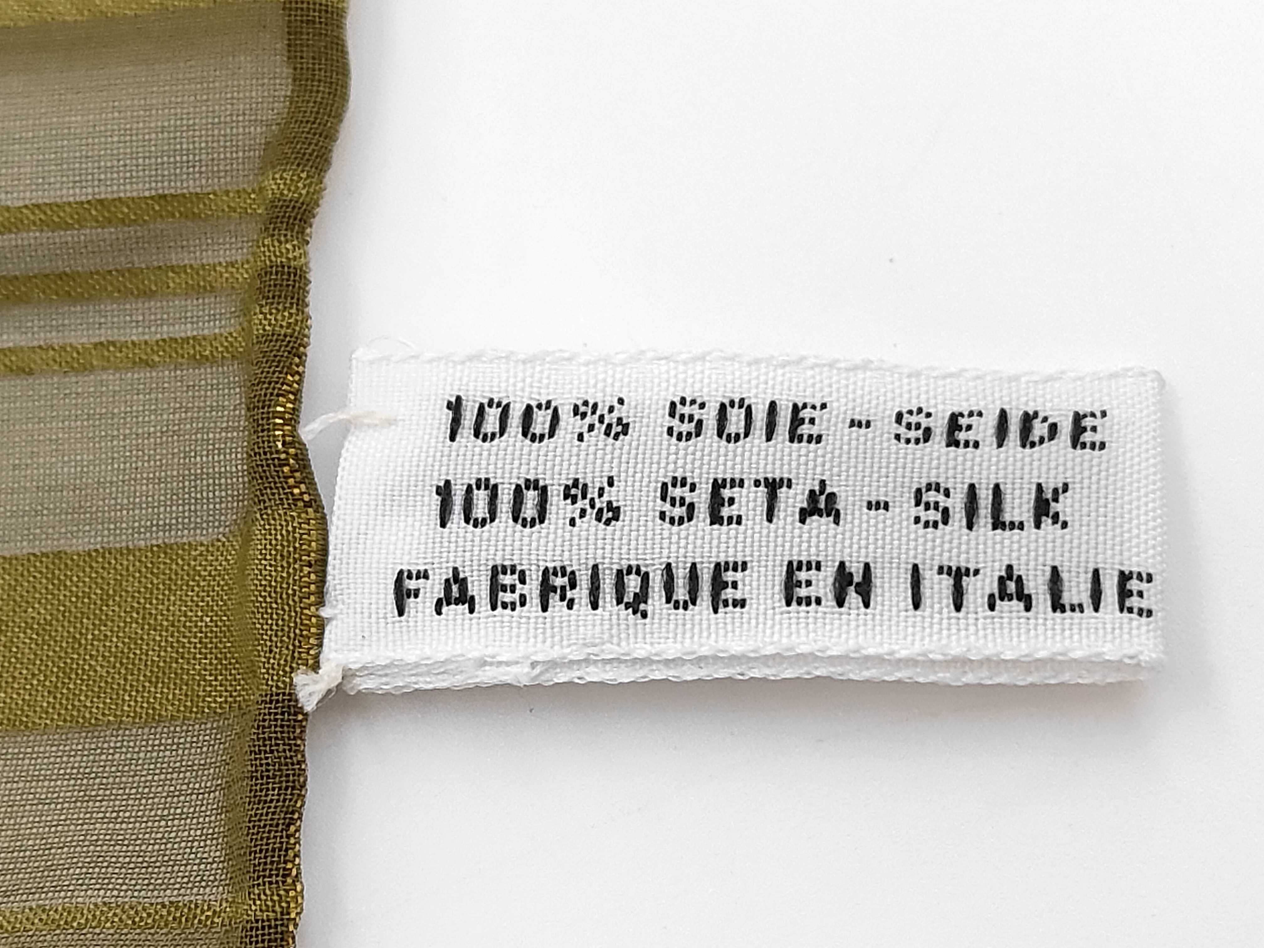 Chanel Floral Medallion Silk Square Scarf