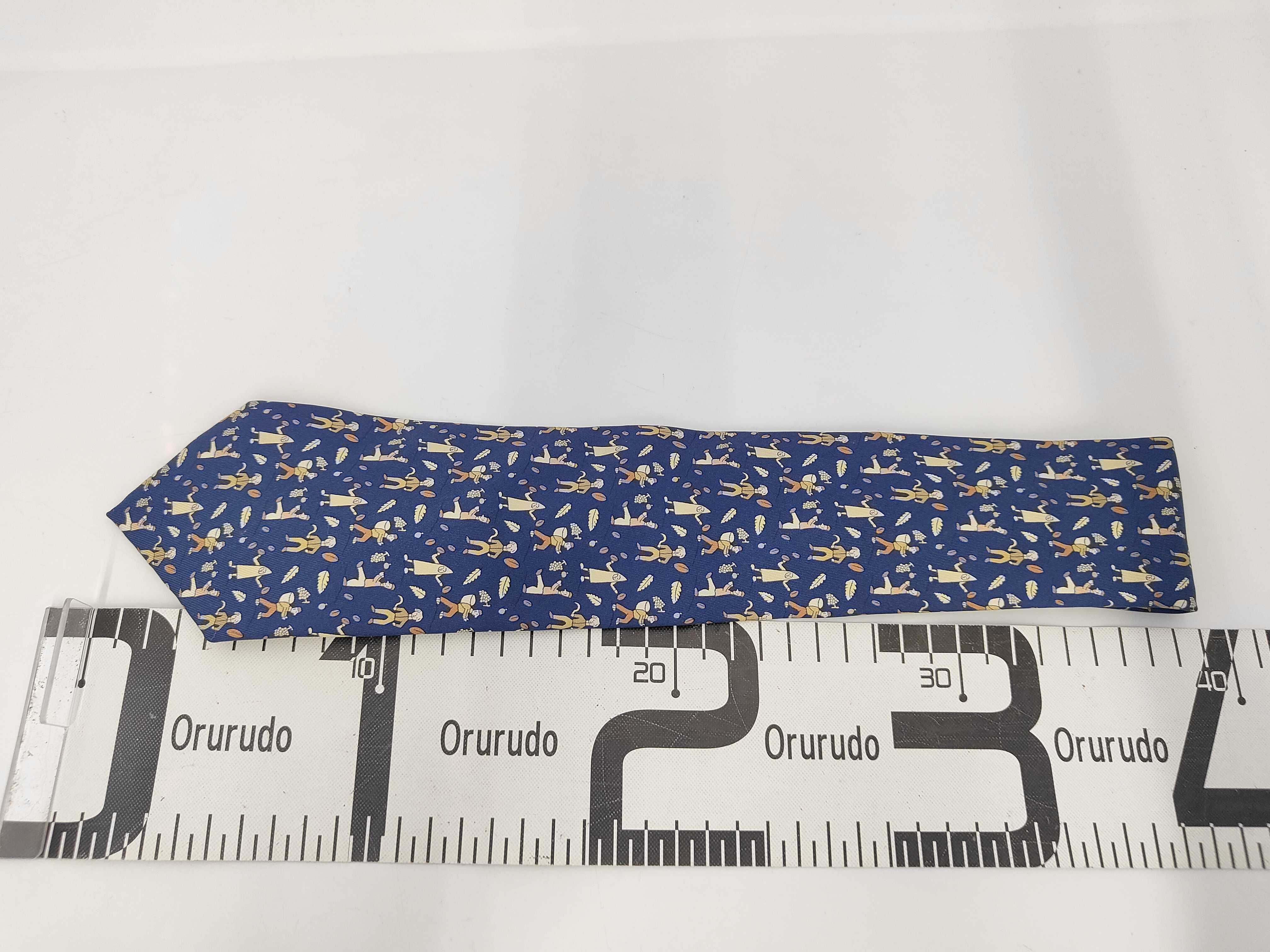 A Lot of Five Hermes Silk Neckties