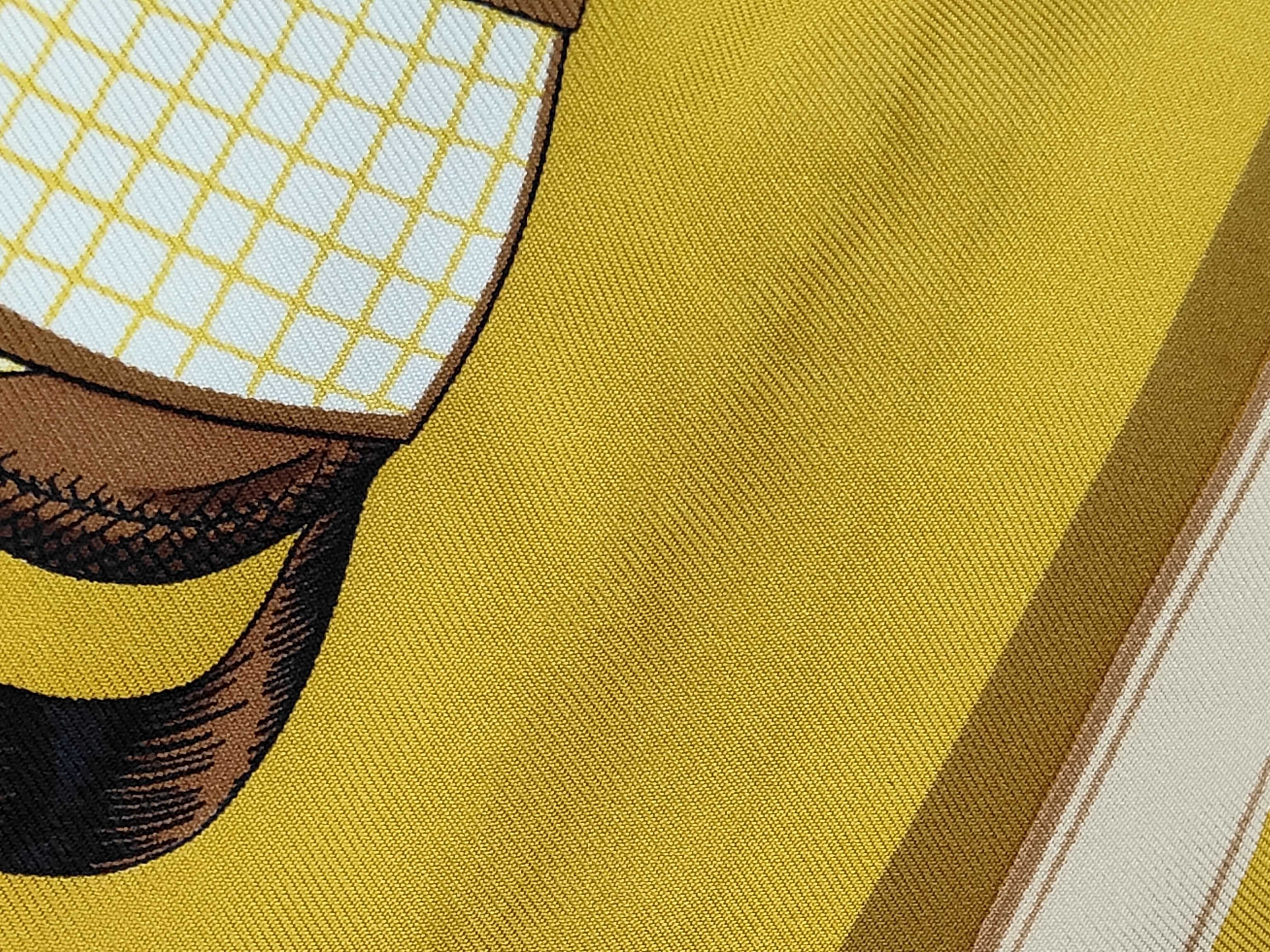 Hermes Couvertures et tenues de Jour Silk Scarf