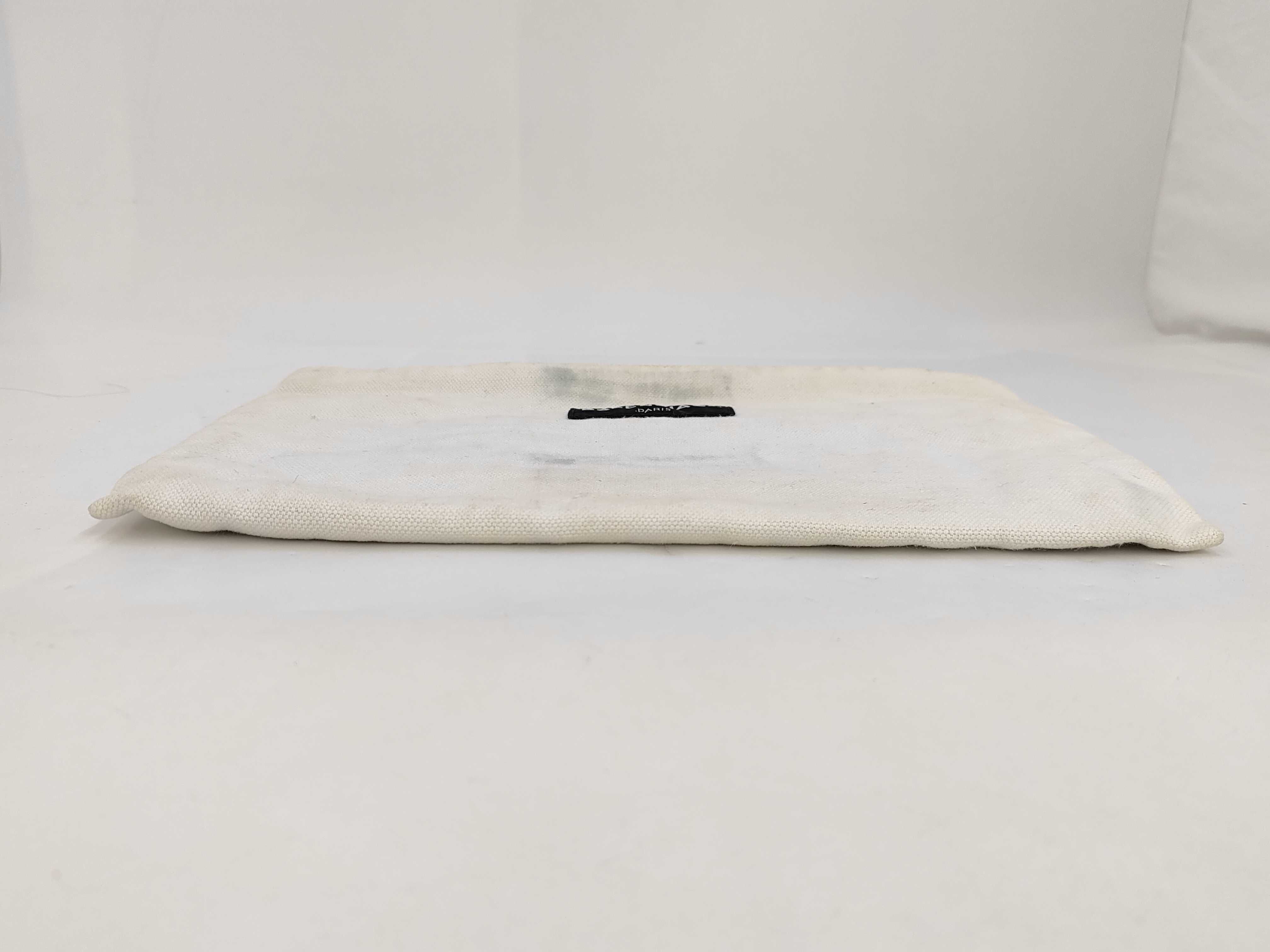 Balenciaga Canvas Navy Zip Pouch Clutch