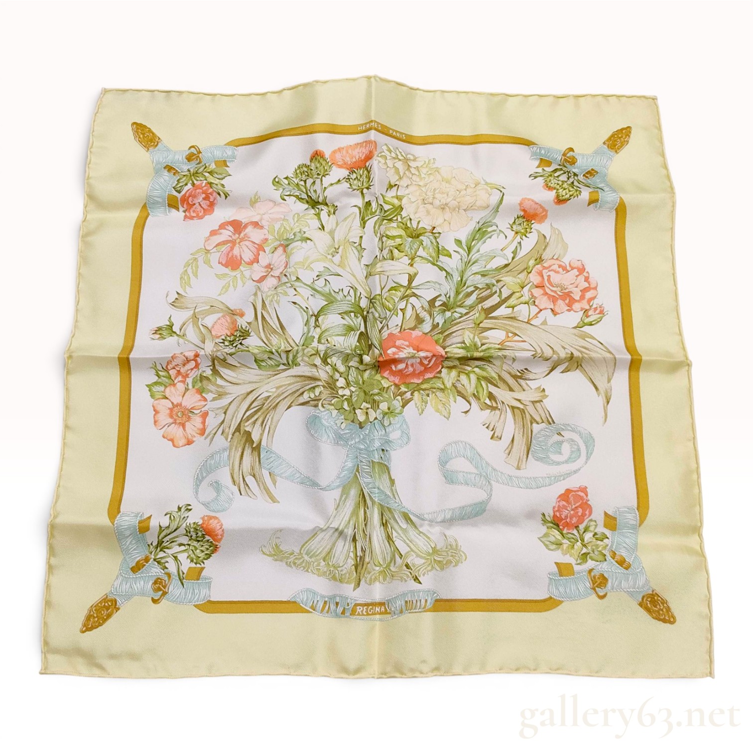 Hermes Regina Silk Gavroche Scarf