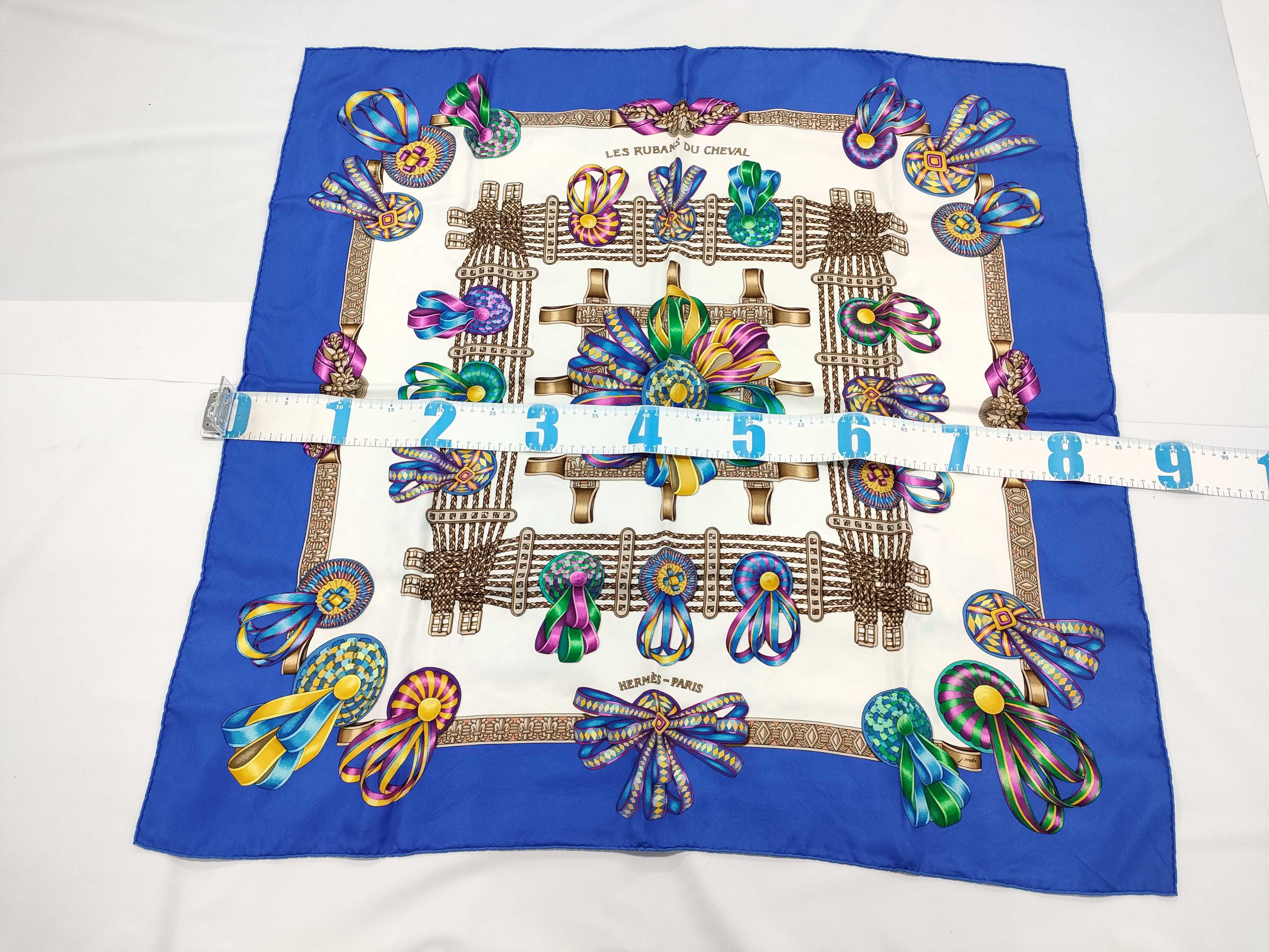 Hermes Les Rubans du Cheval Silk Scarf
