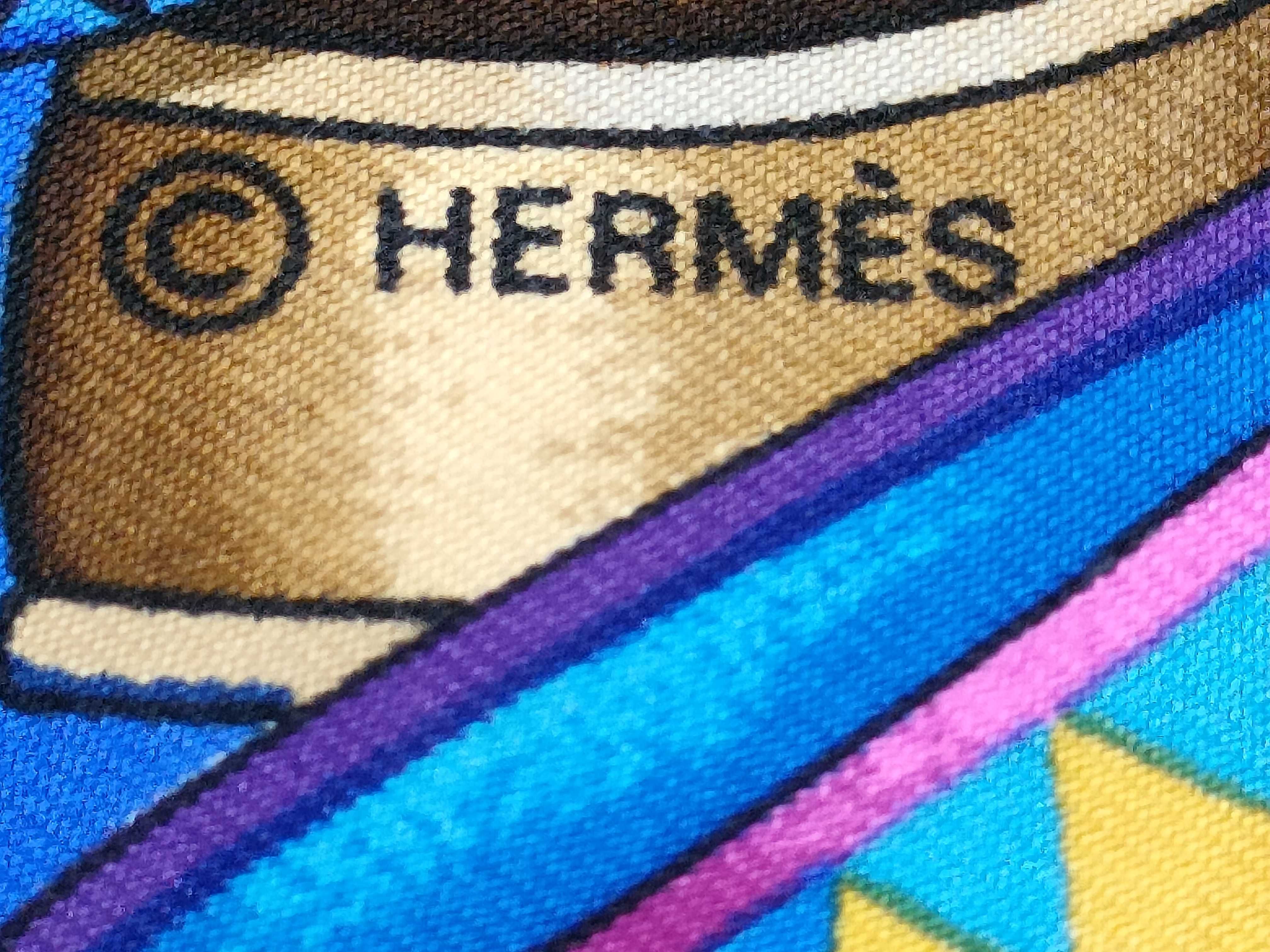 Hermes Les Rubans du Cheval Silk Scarf
