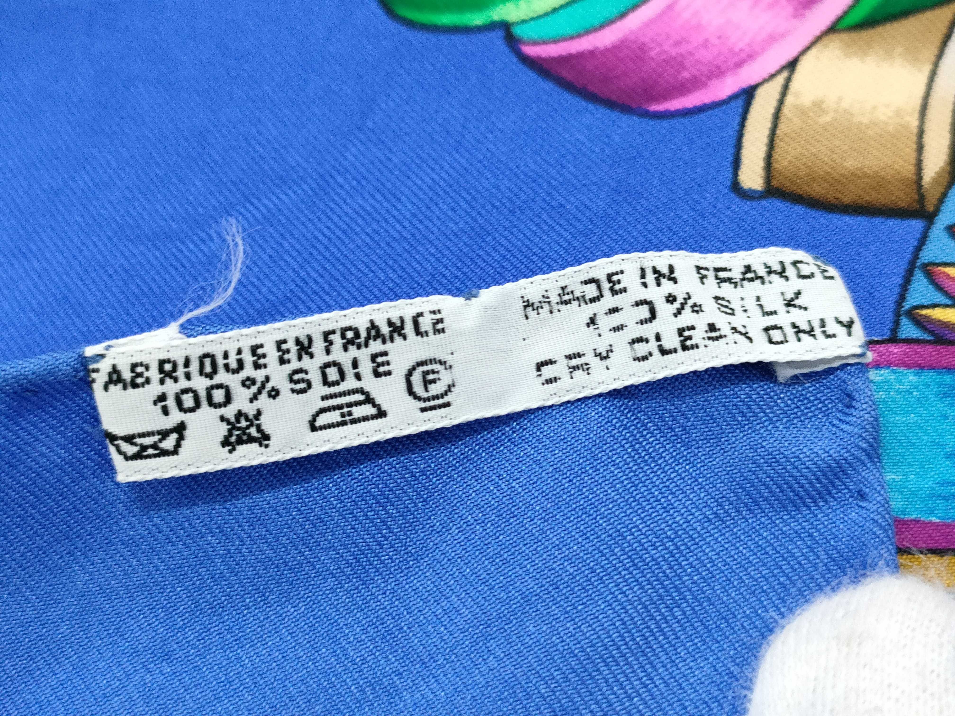Hermes Les Rubans du Cheval Silk Scarf