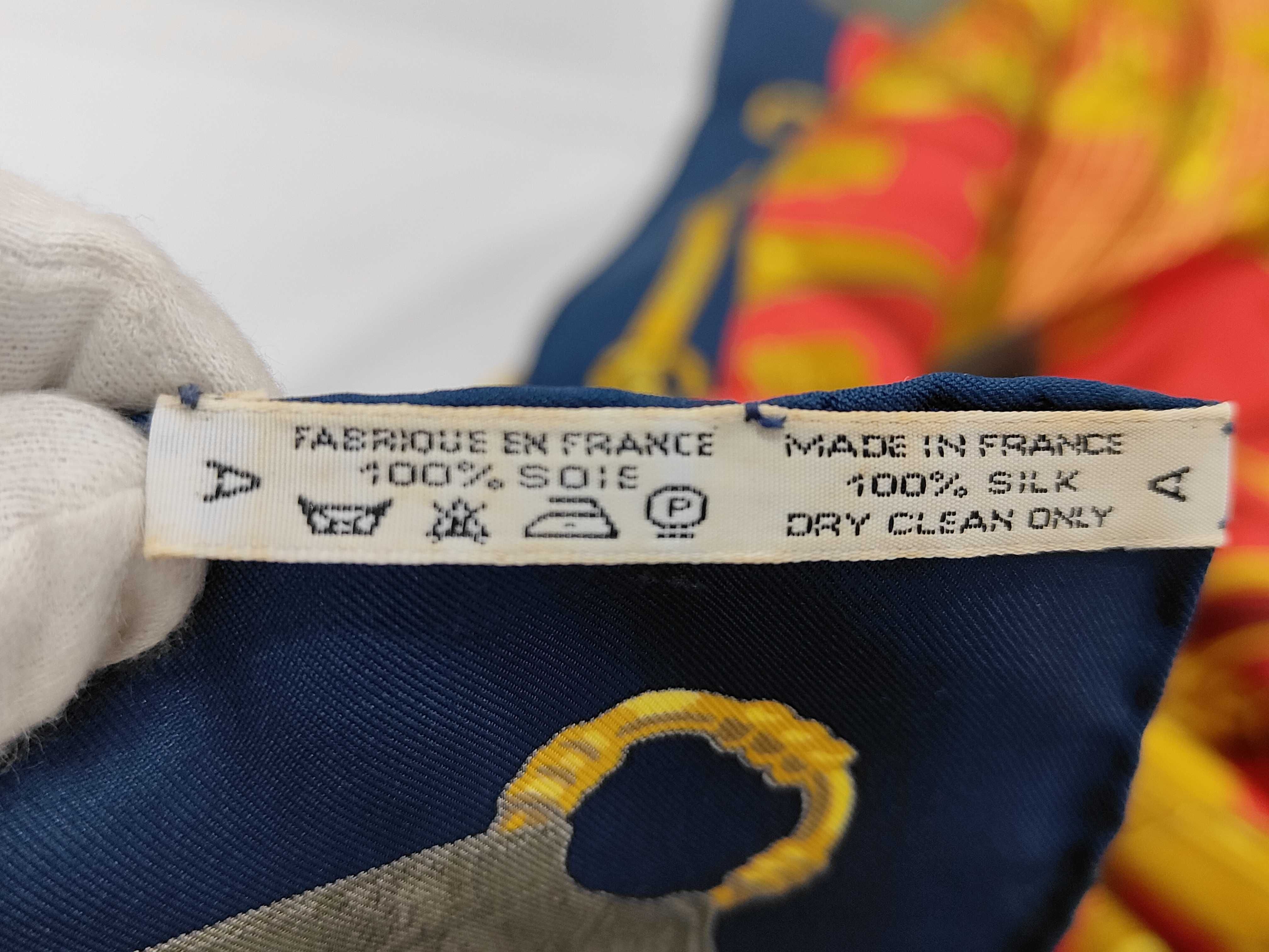 Hermes Caty Latham Soleil de Soie Silk Carre Scarf